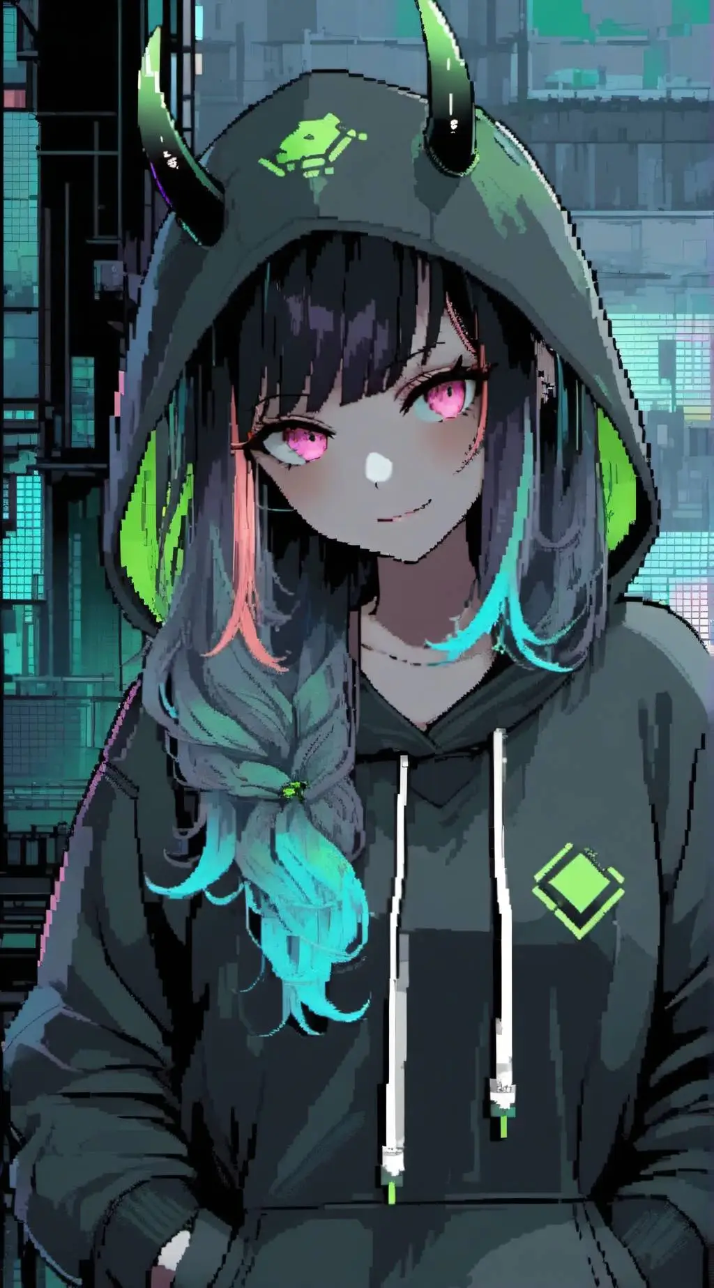 ai character: Lime background