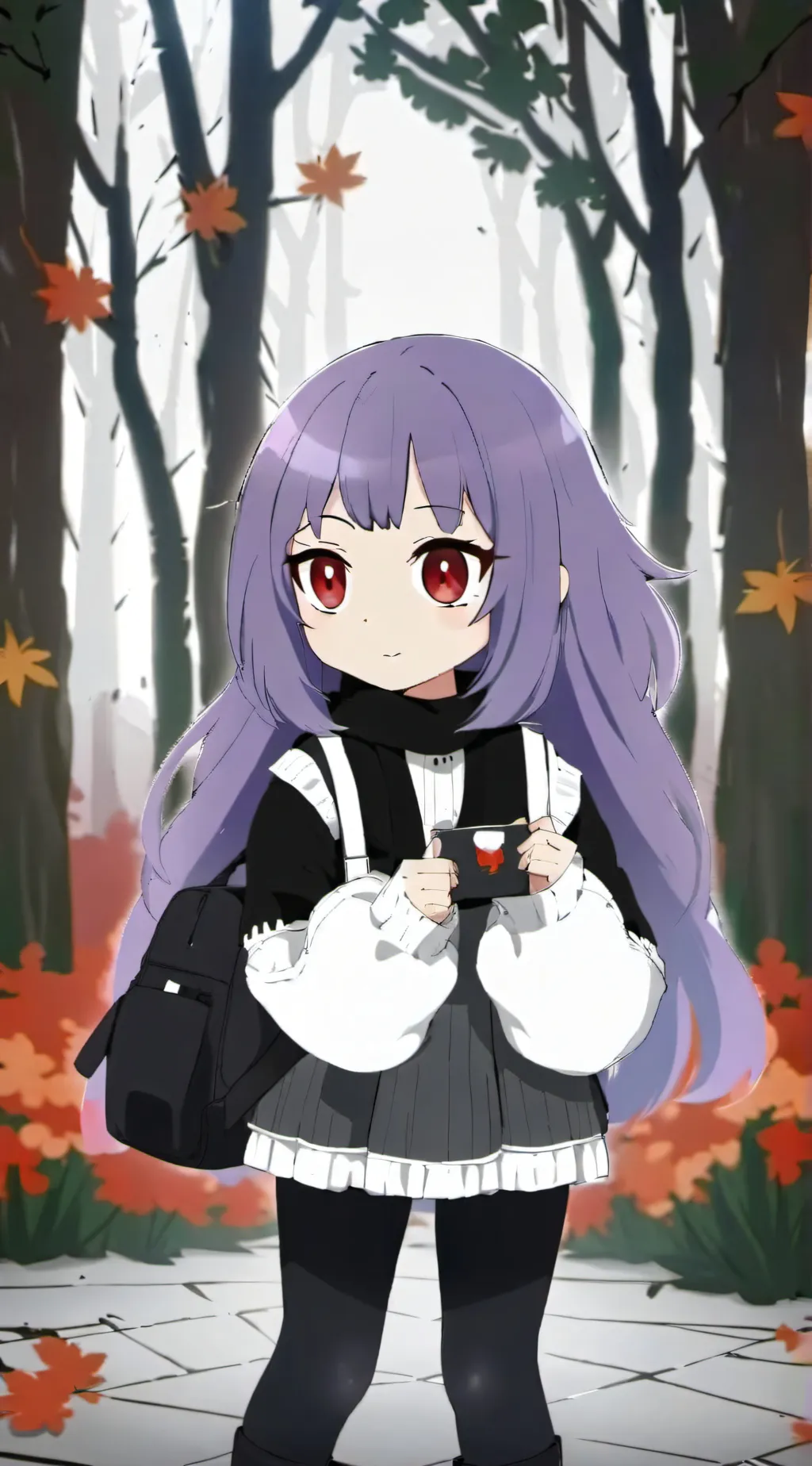 ai character: Violet.n background