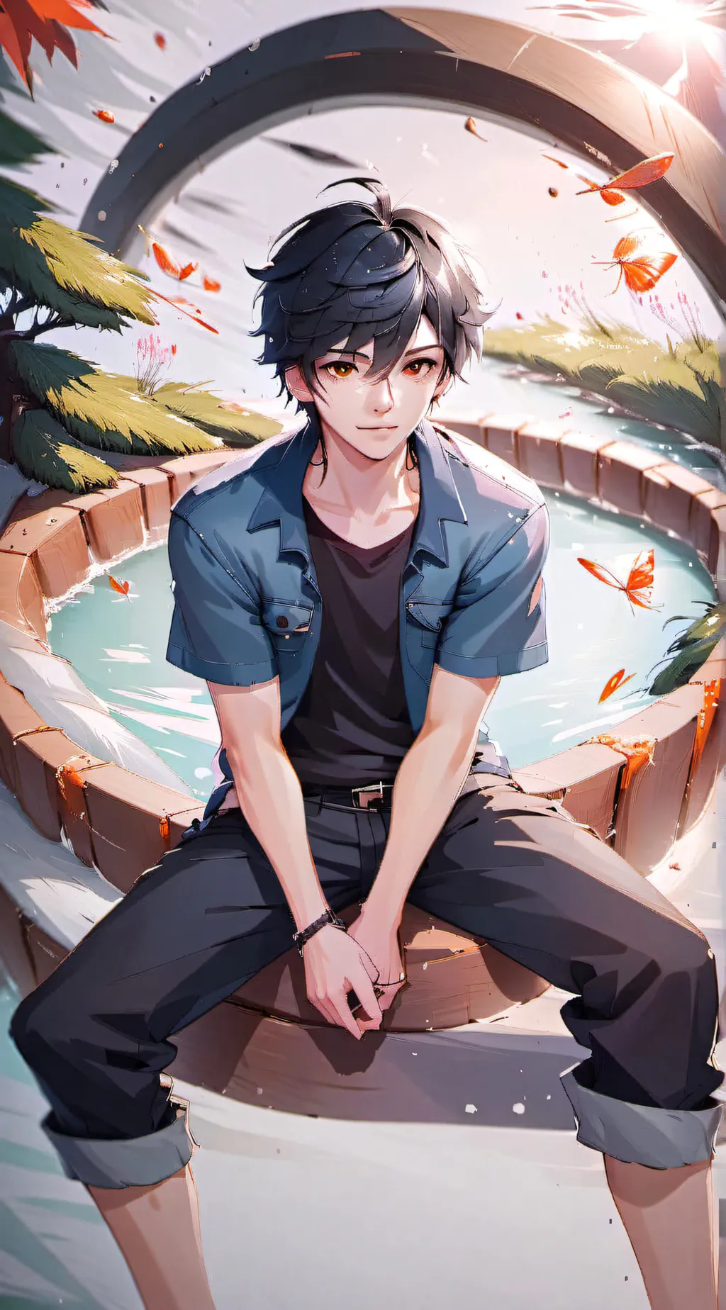 ai character: Simon background