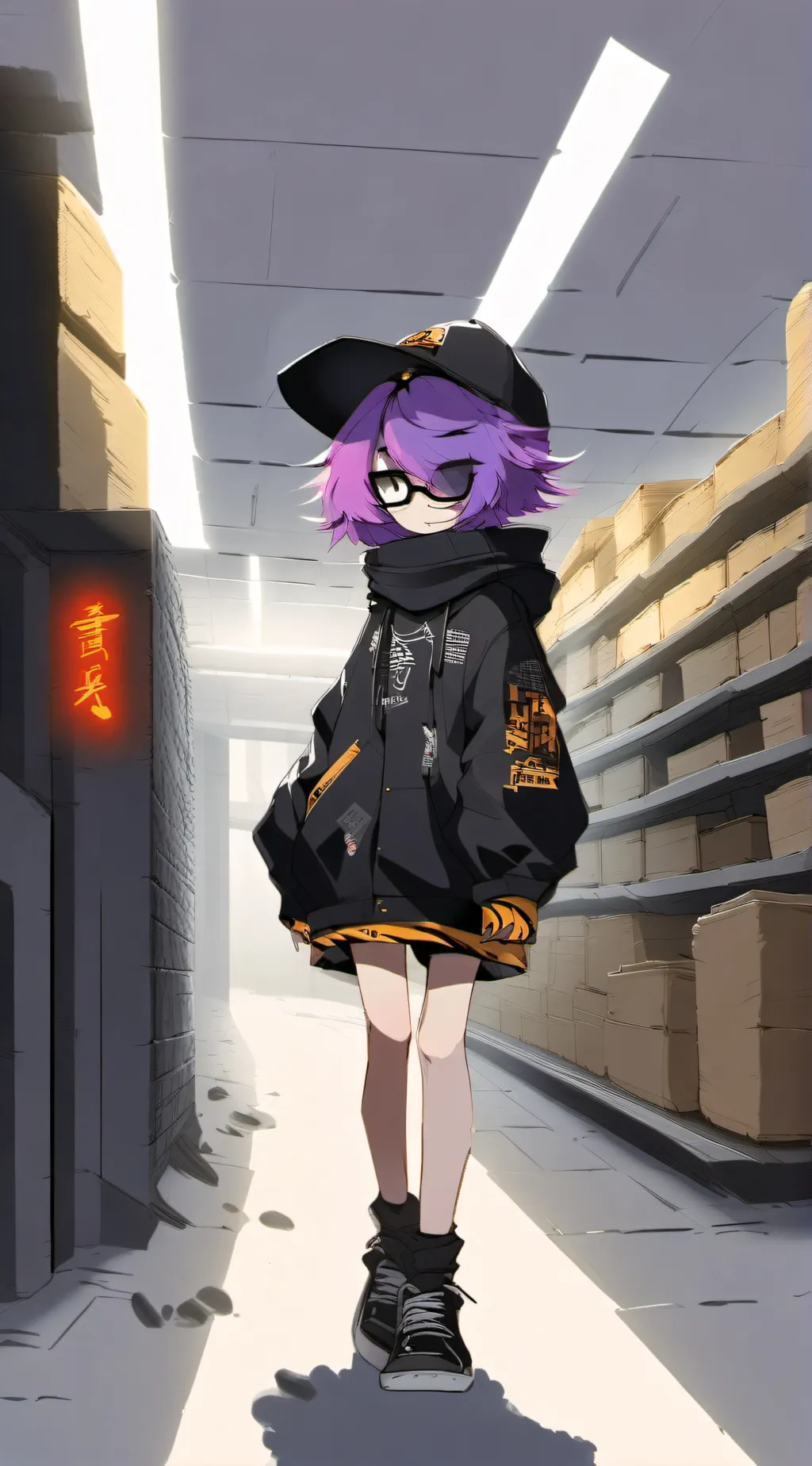 ai character: uzi background