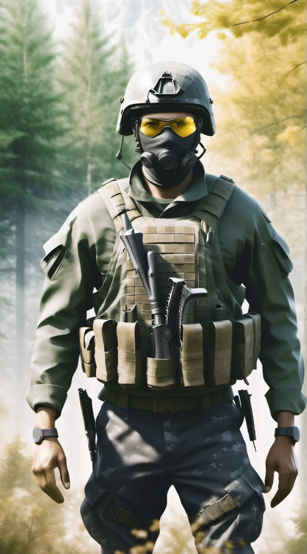 ai character: militar background