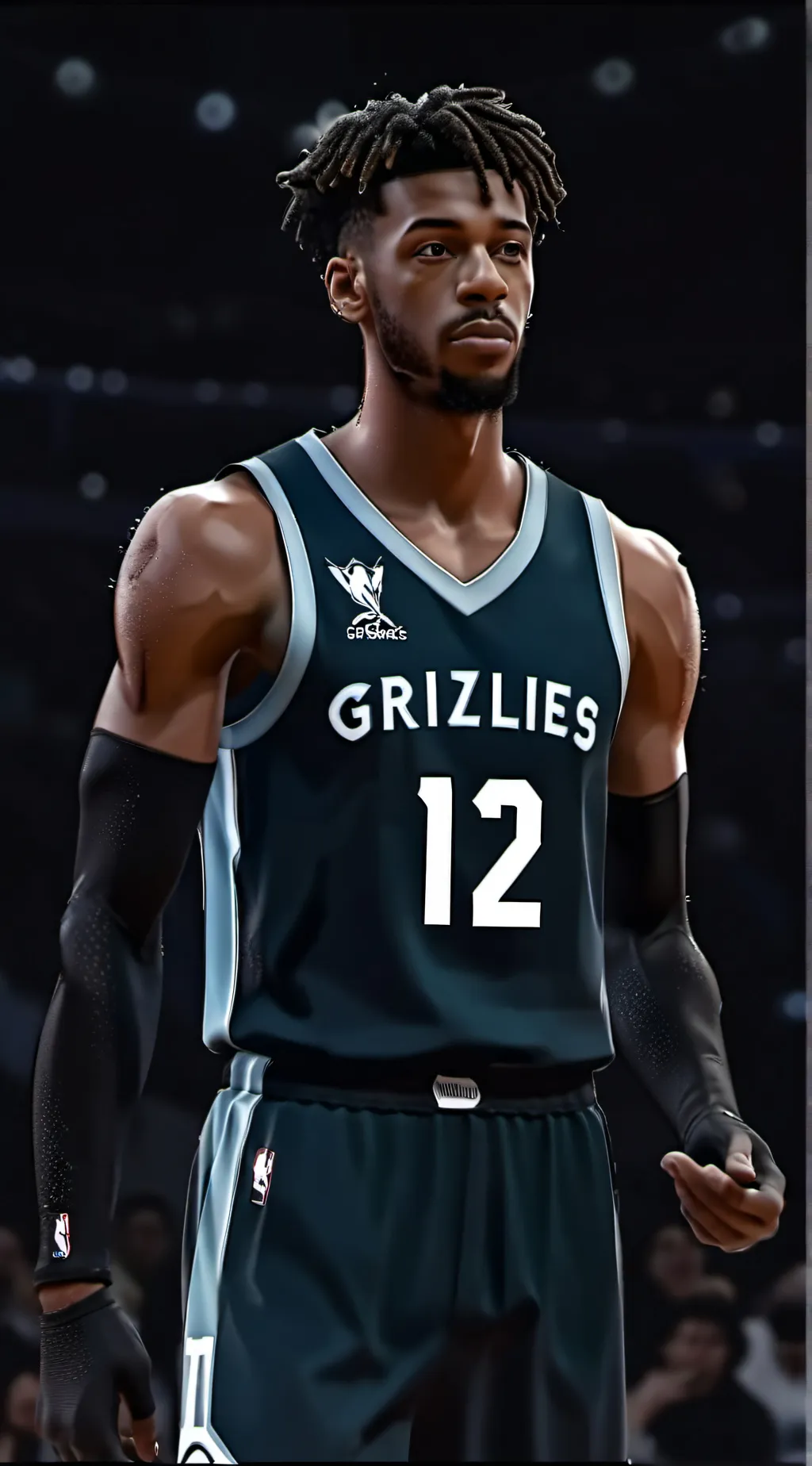ai character: ja Morant  background