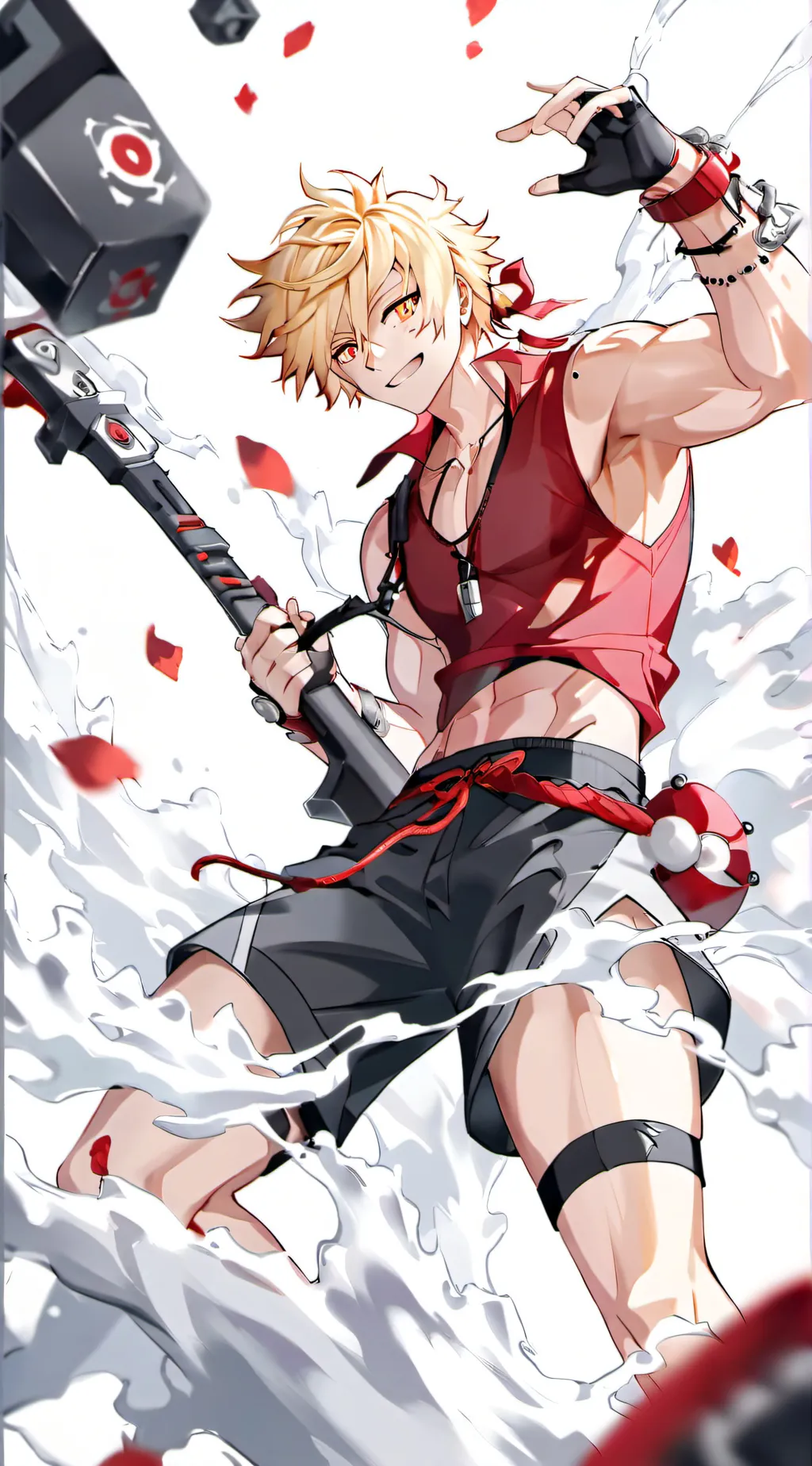 ai character: Bakugo  background