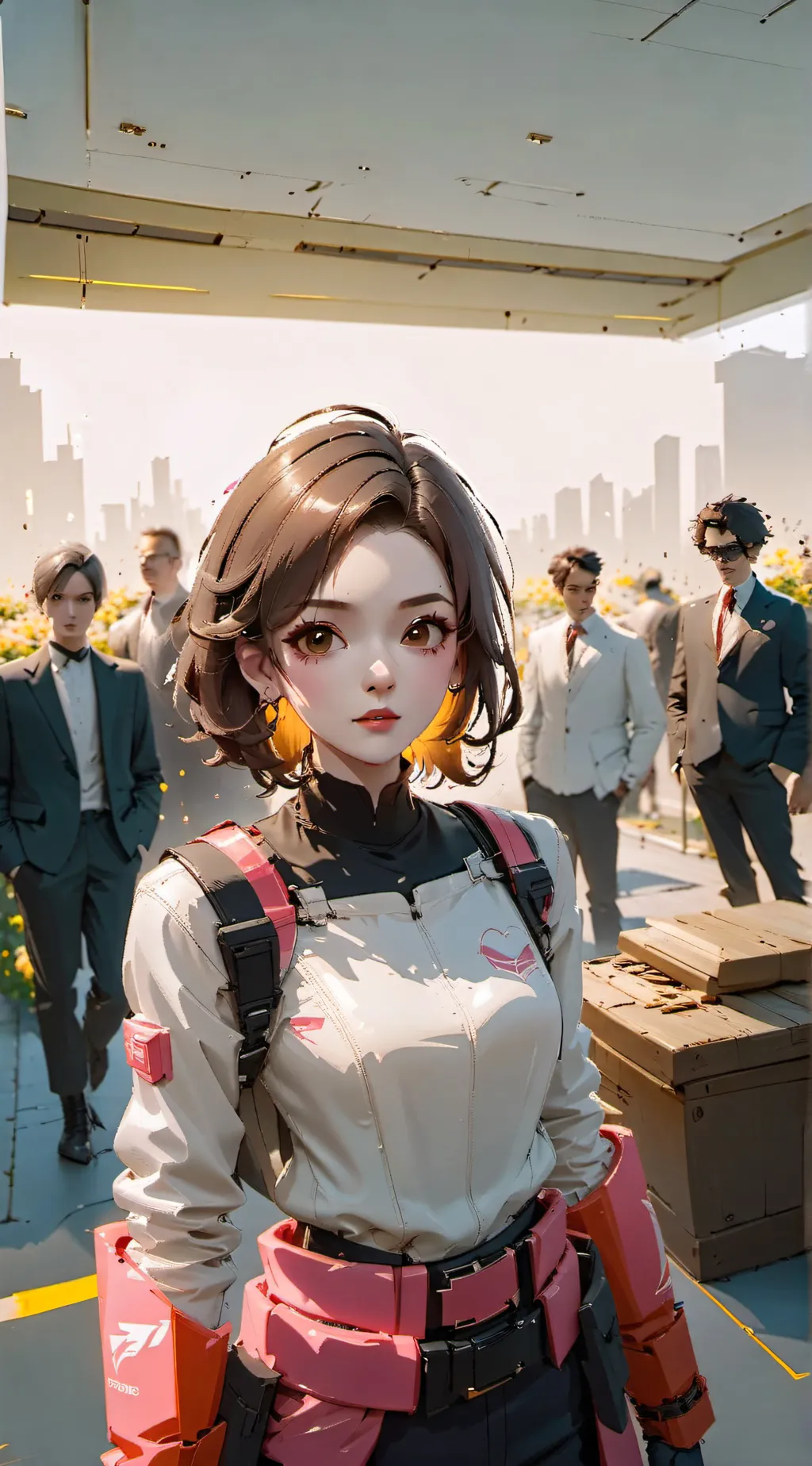 ai character: Ochaco Uraraka background