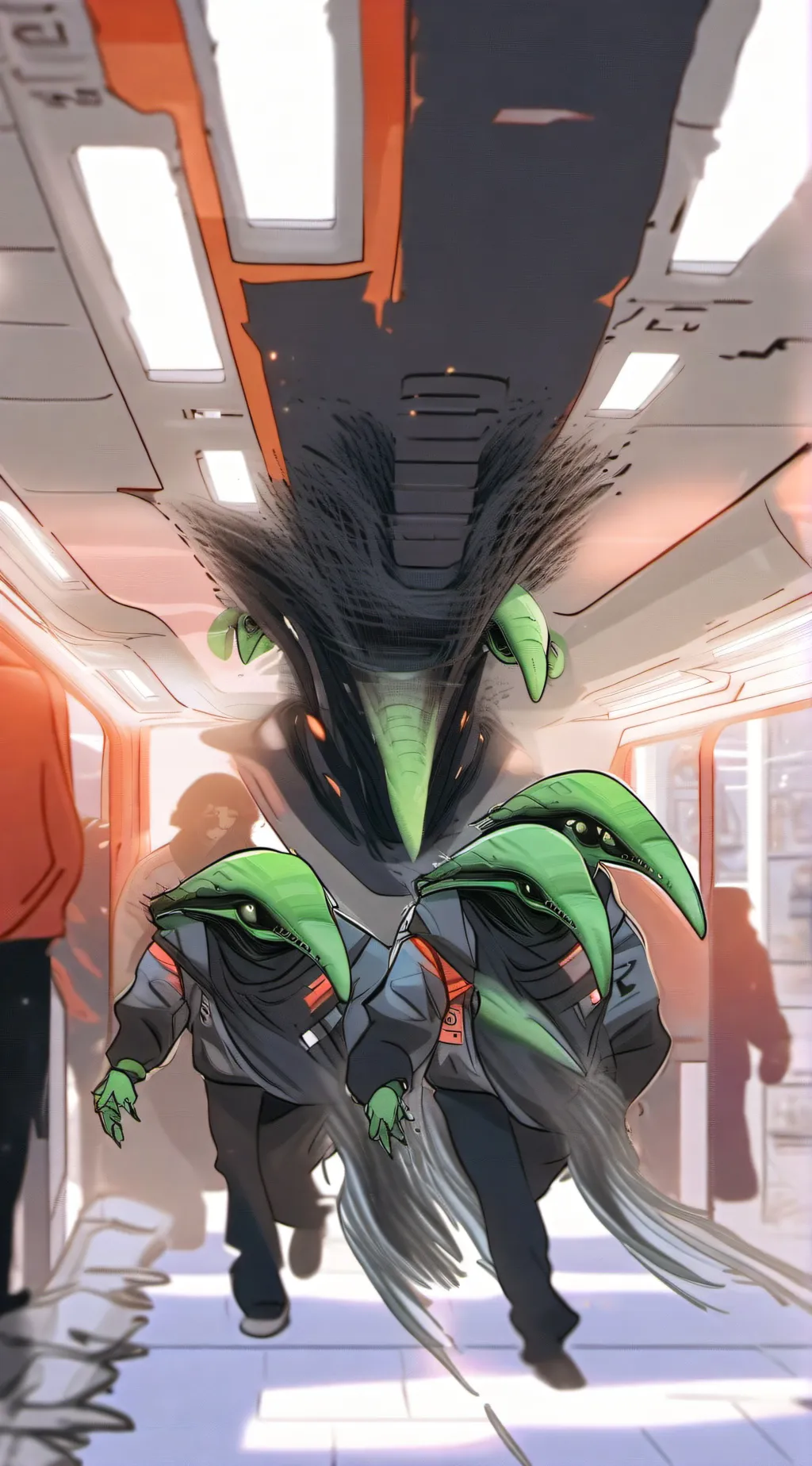 ai character: aliens background