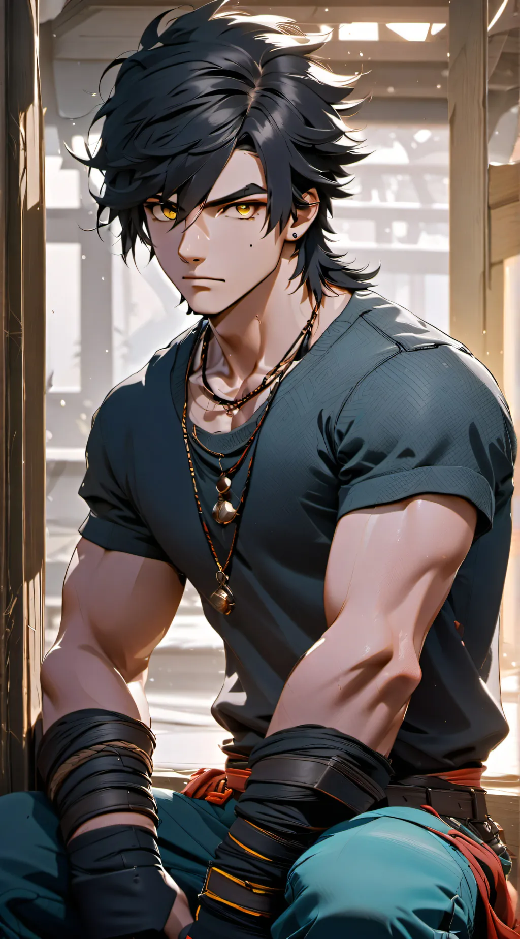 ai character: Sam background