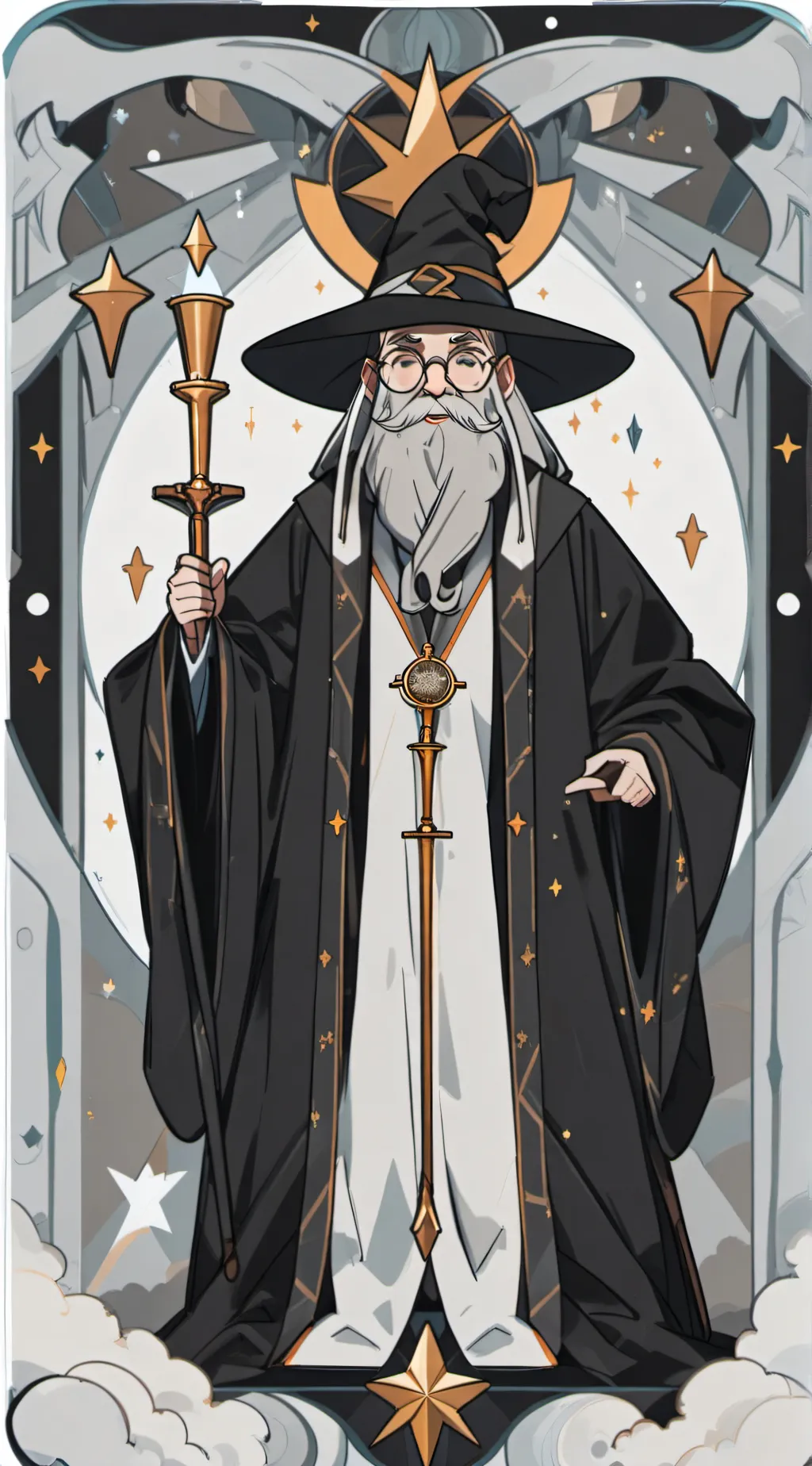 ai character: Prof. Dumbledore  background