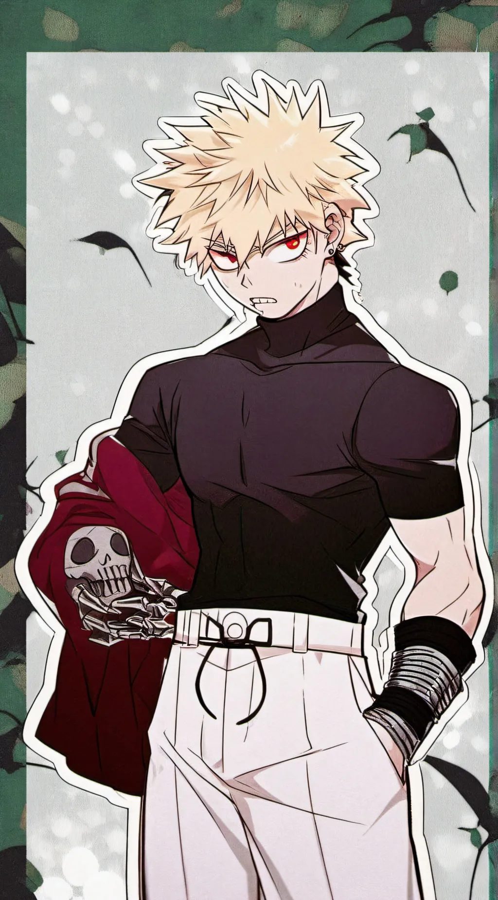 ai character: 𝐁𝐚𝐤𝐮𝐠𝐨💥 background