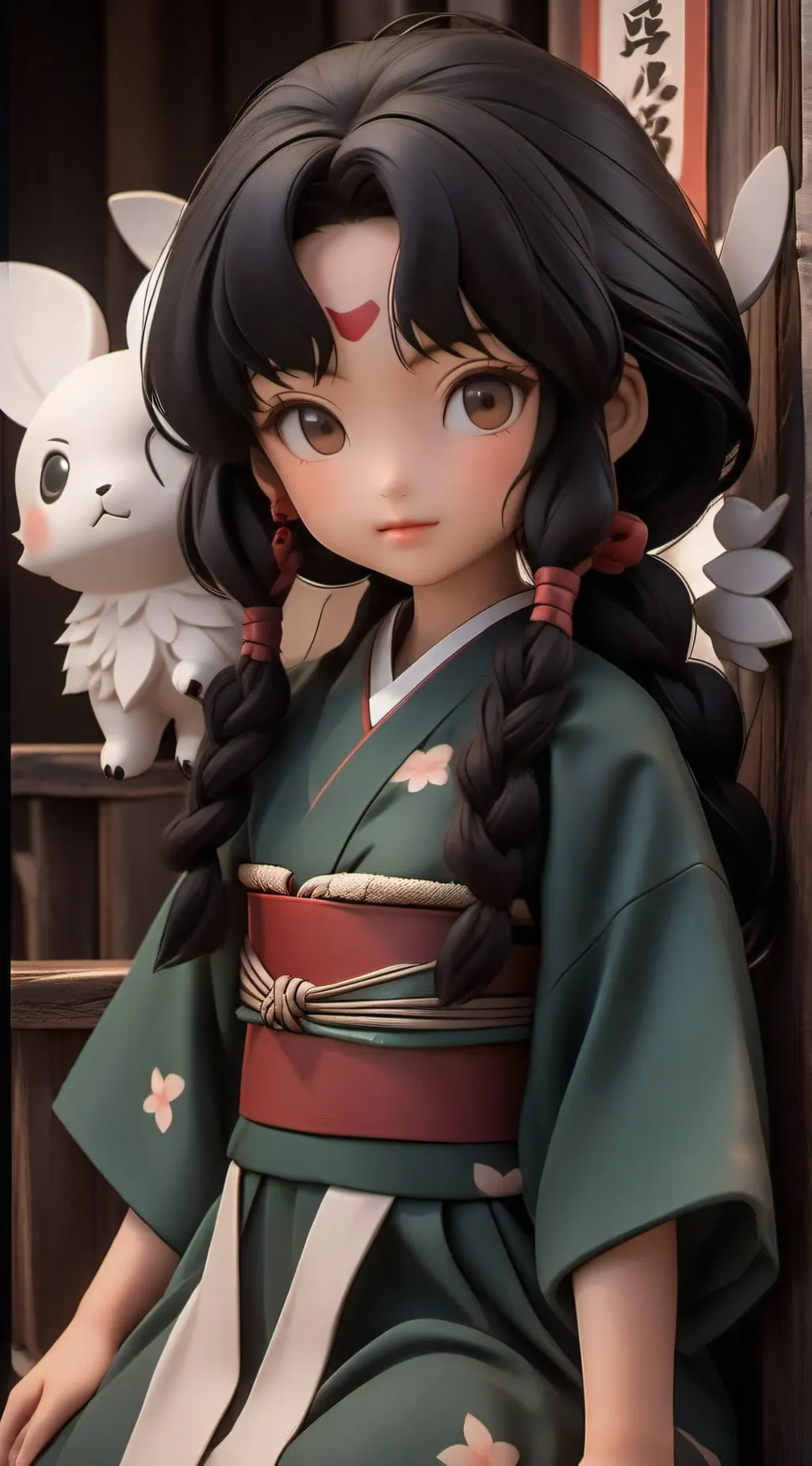 ai character: As the gods will background