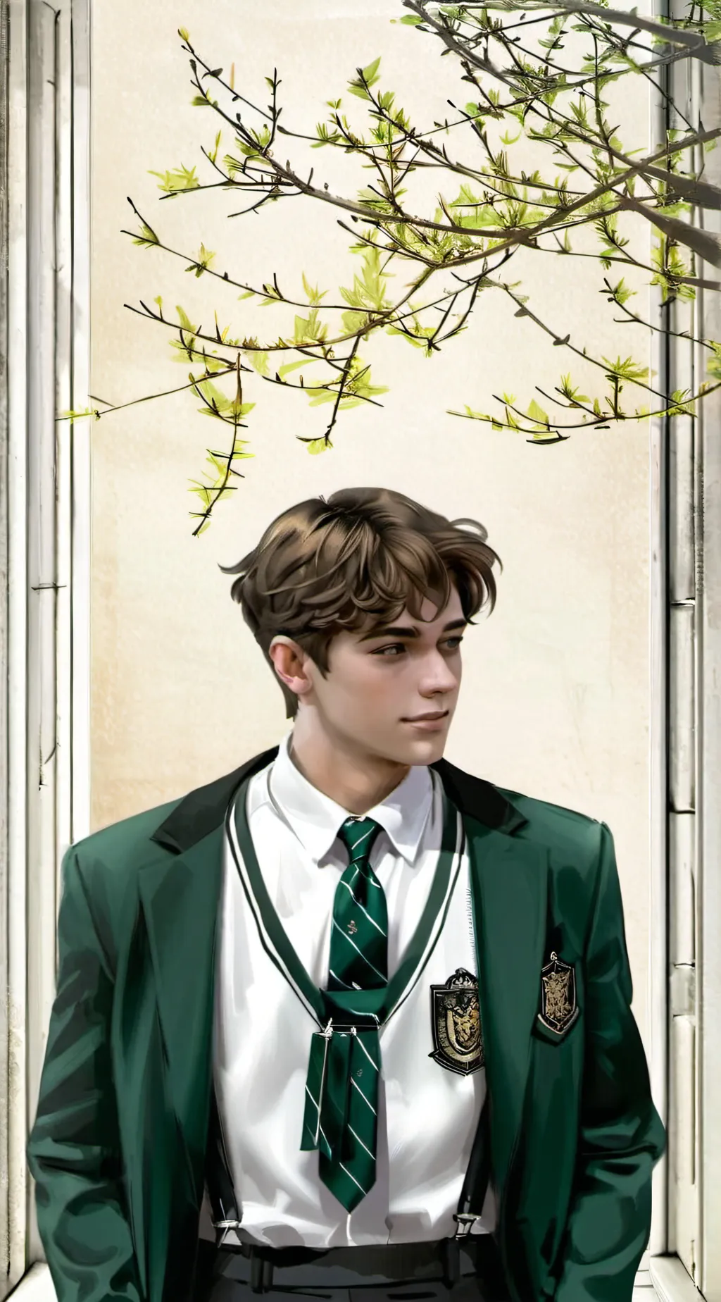 ai character: Theodore nott  background