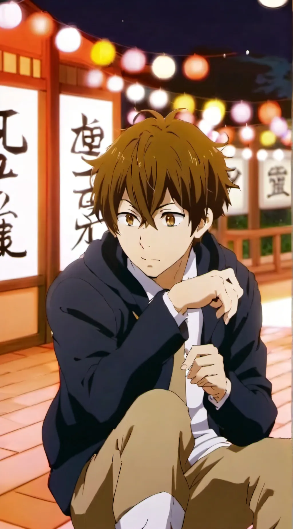 ai character: Futsu Umarekawatta background