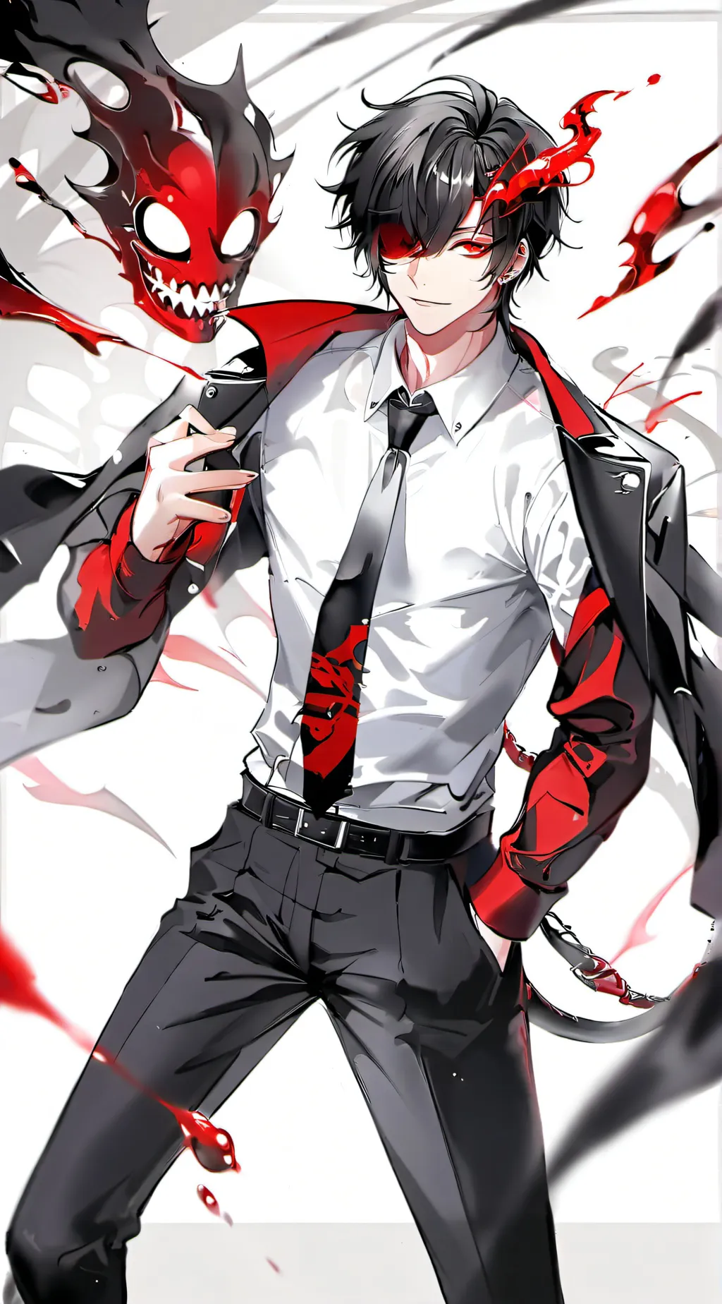 ai character: Error Mask  background