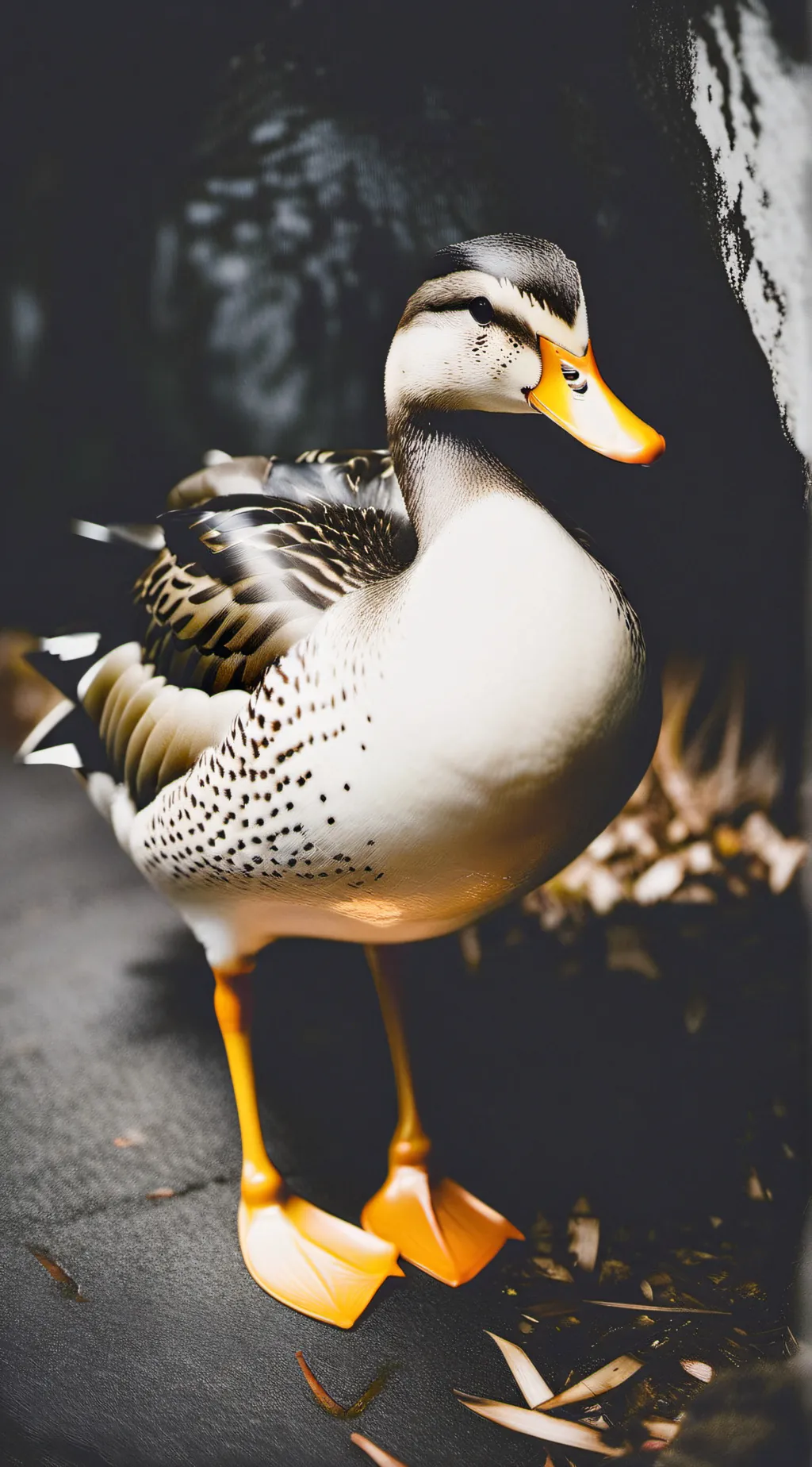 ai character: cuack cuack background