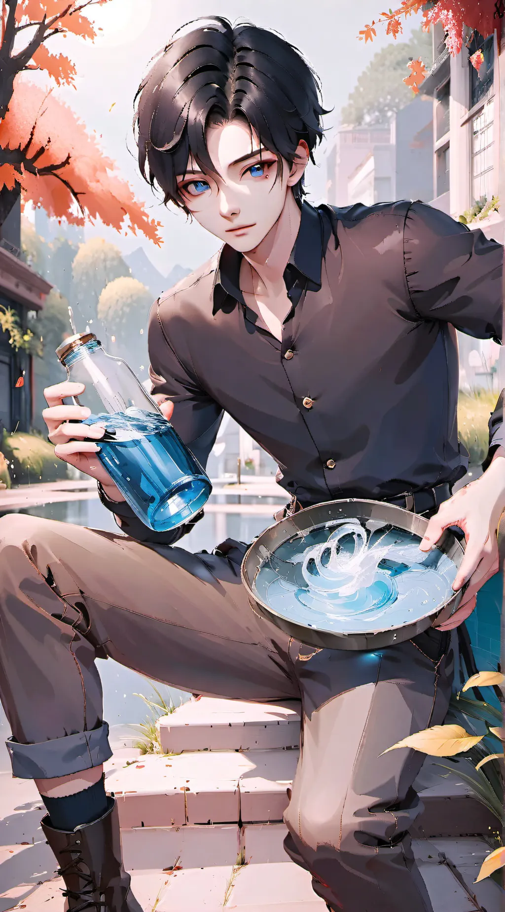 ai character: Zack background