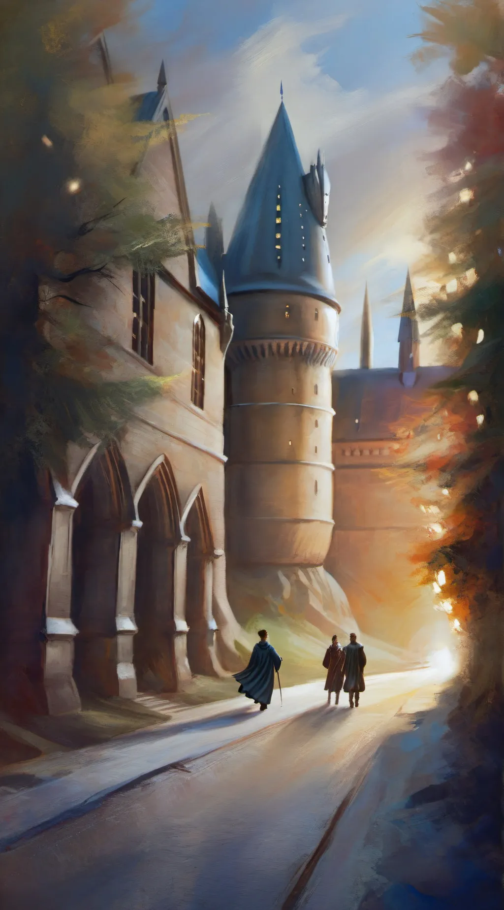 ai character: Hogwarts background