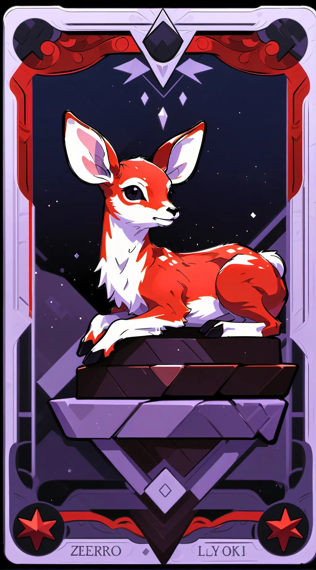 ai character: Alastor(Full deer) background
