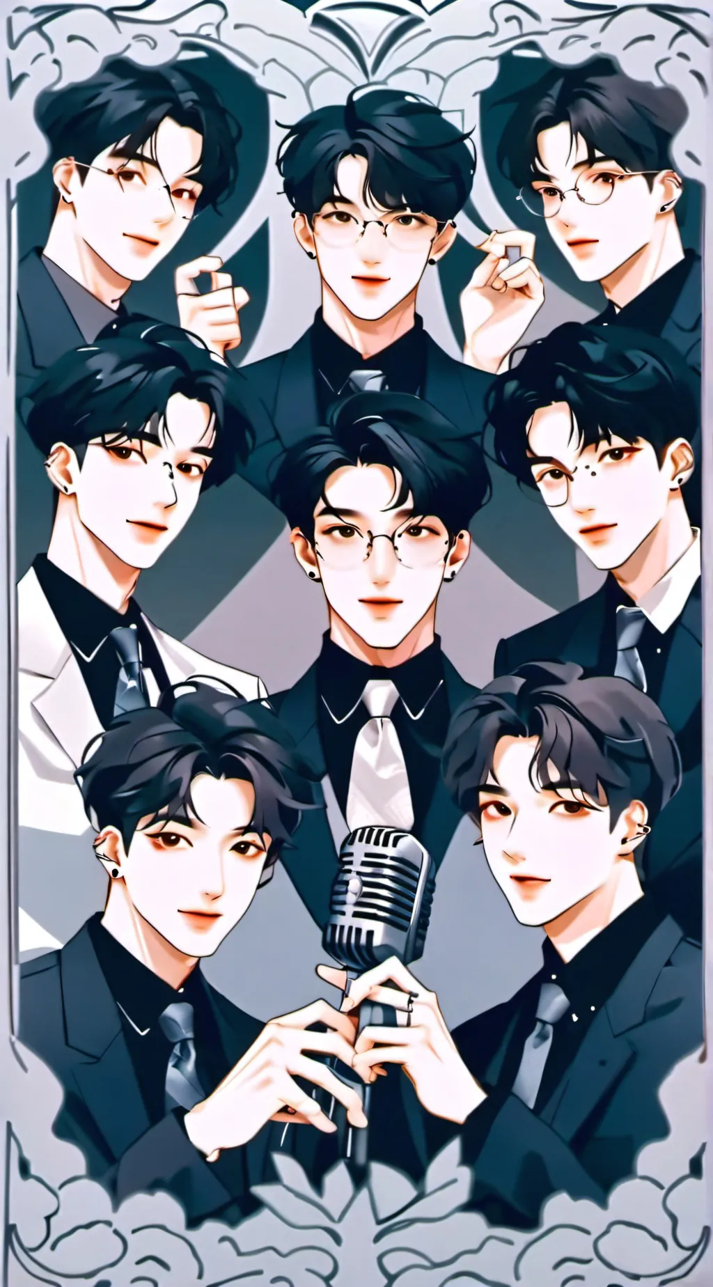 ai character: skz surprise  background