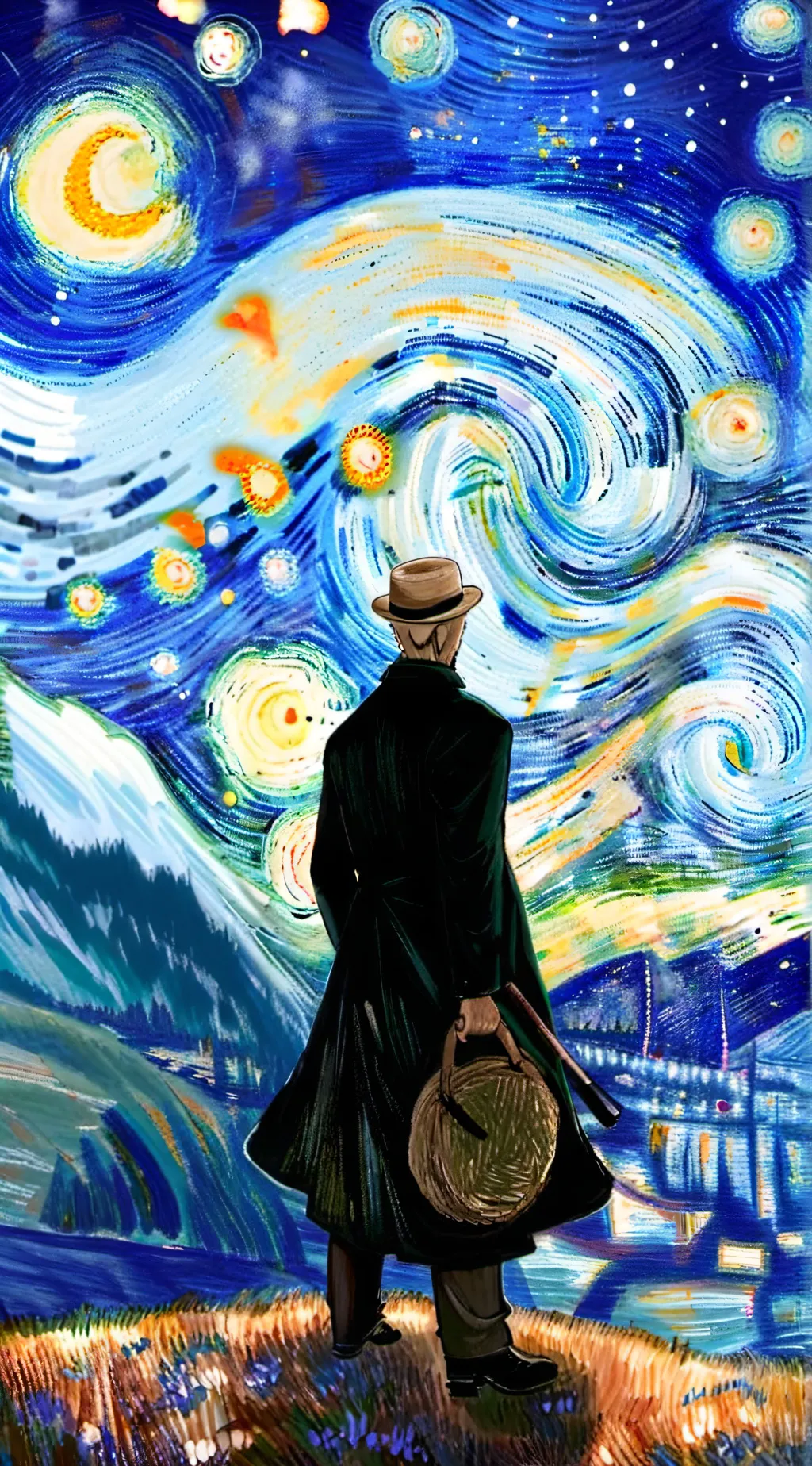 ai character: Cosmo and Wanda  background