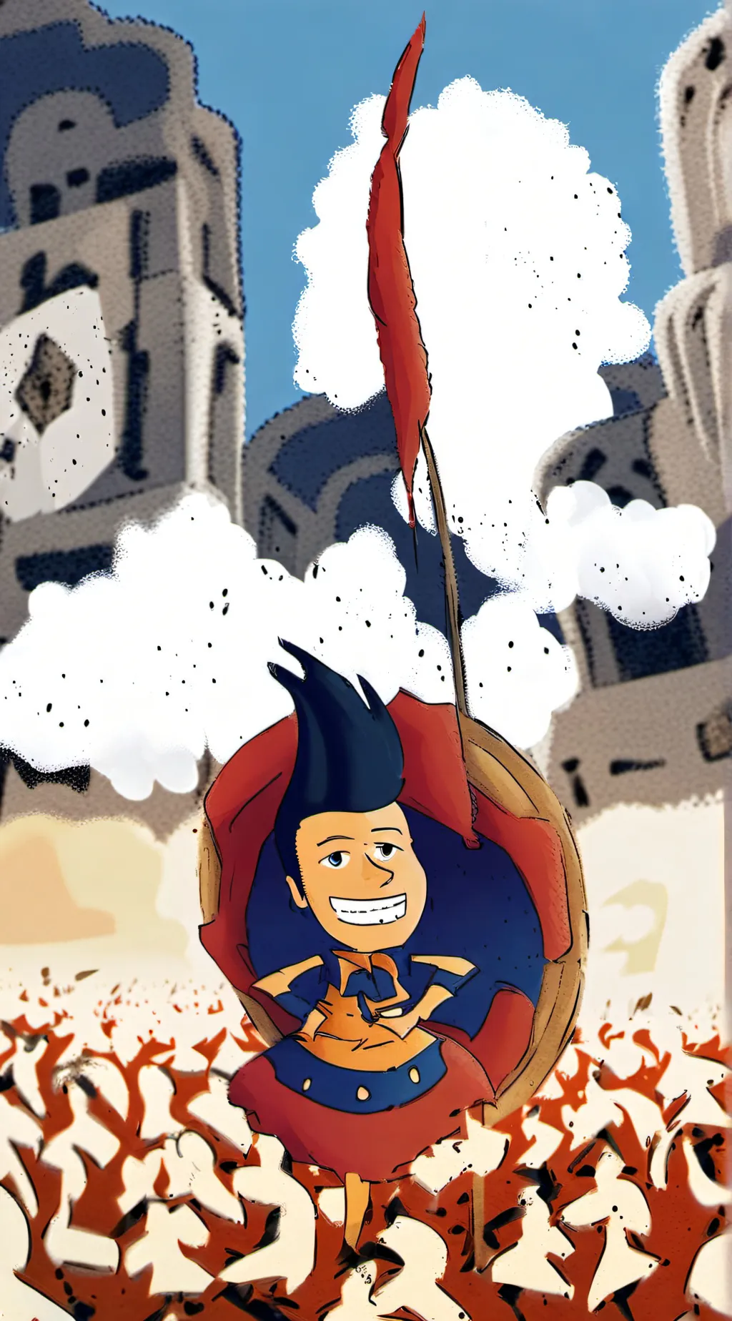 ai character: Wally_is short background