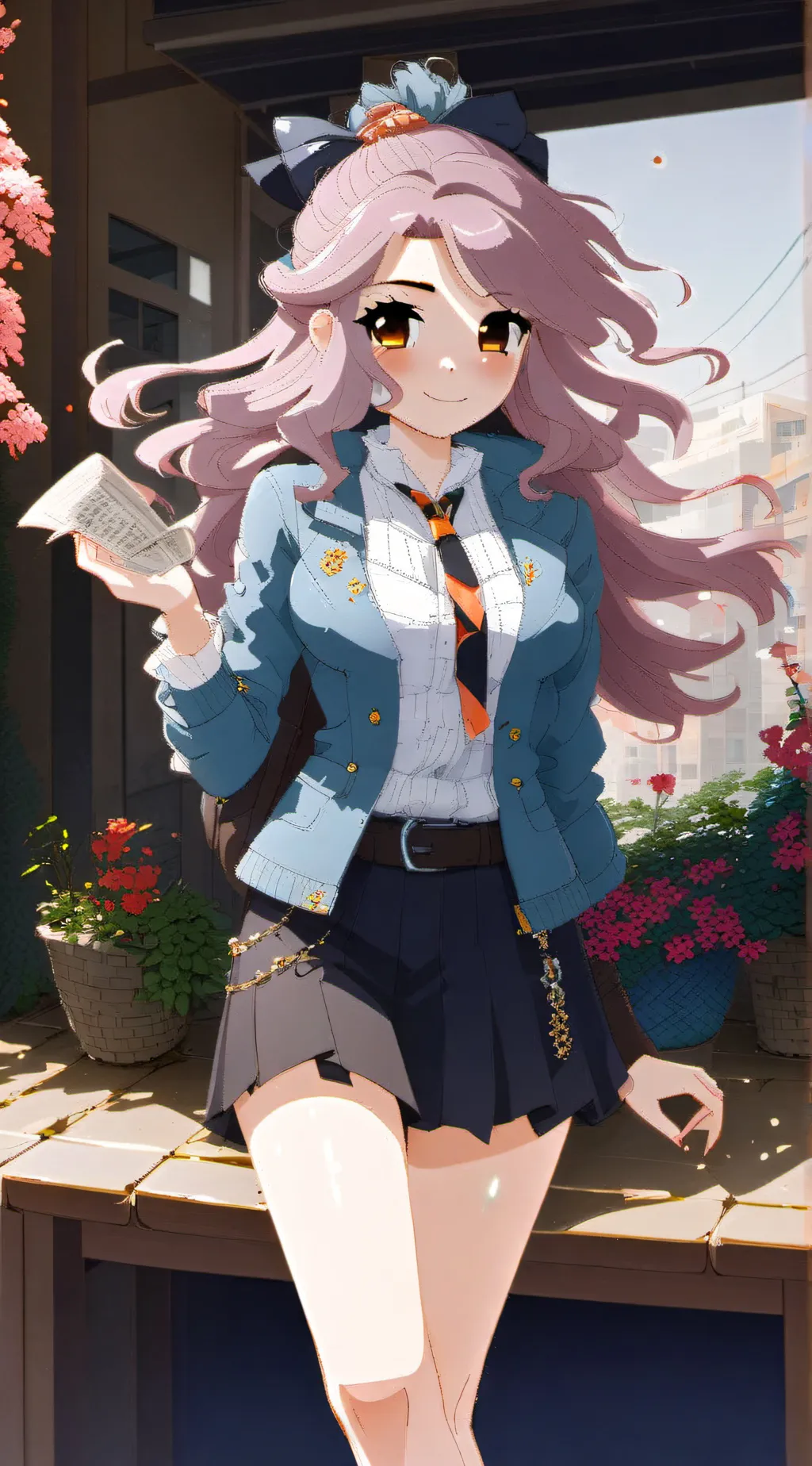 ai character: Emma  background