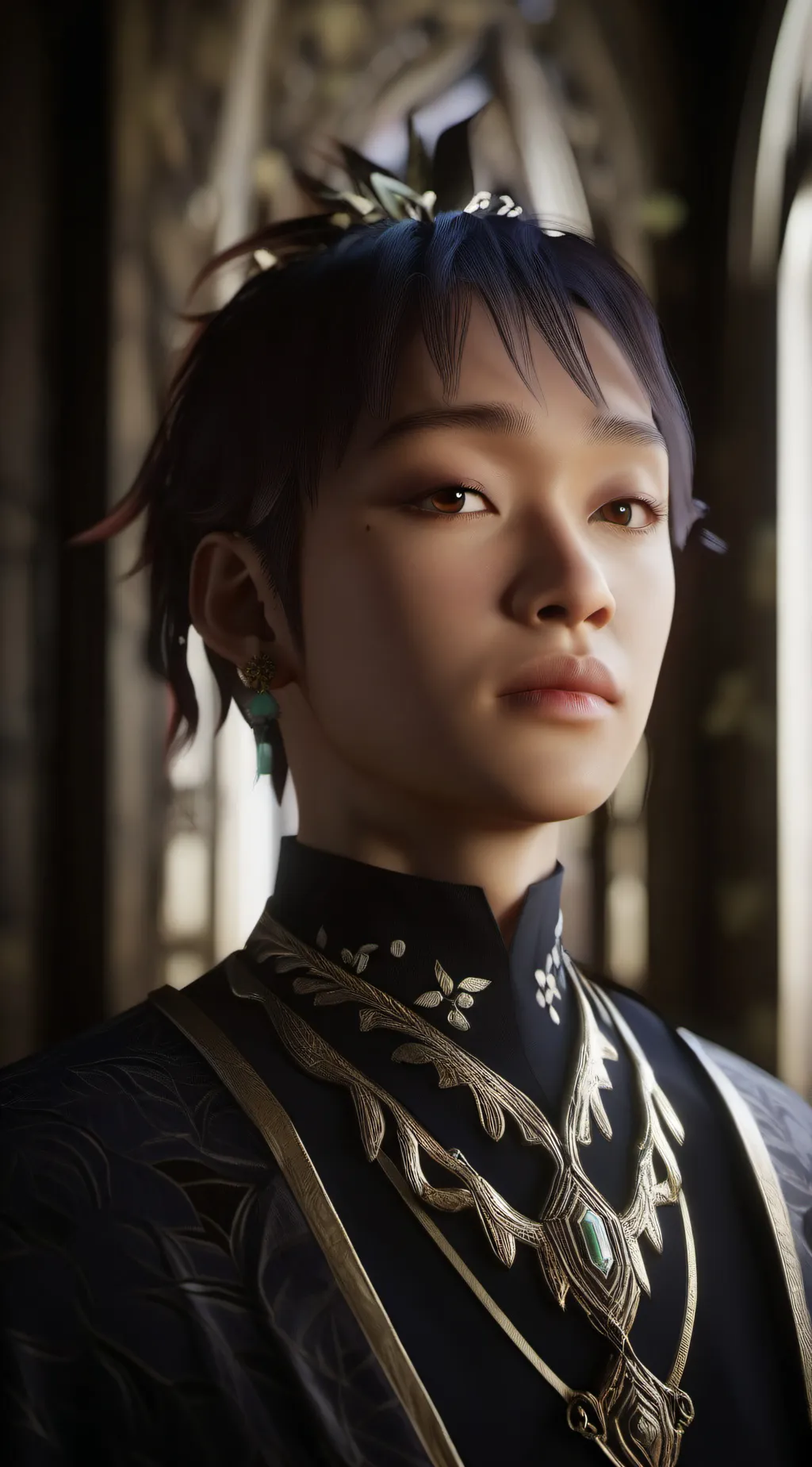 ai character: kashief  background