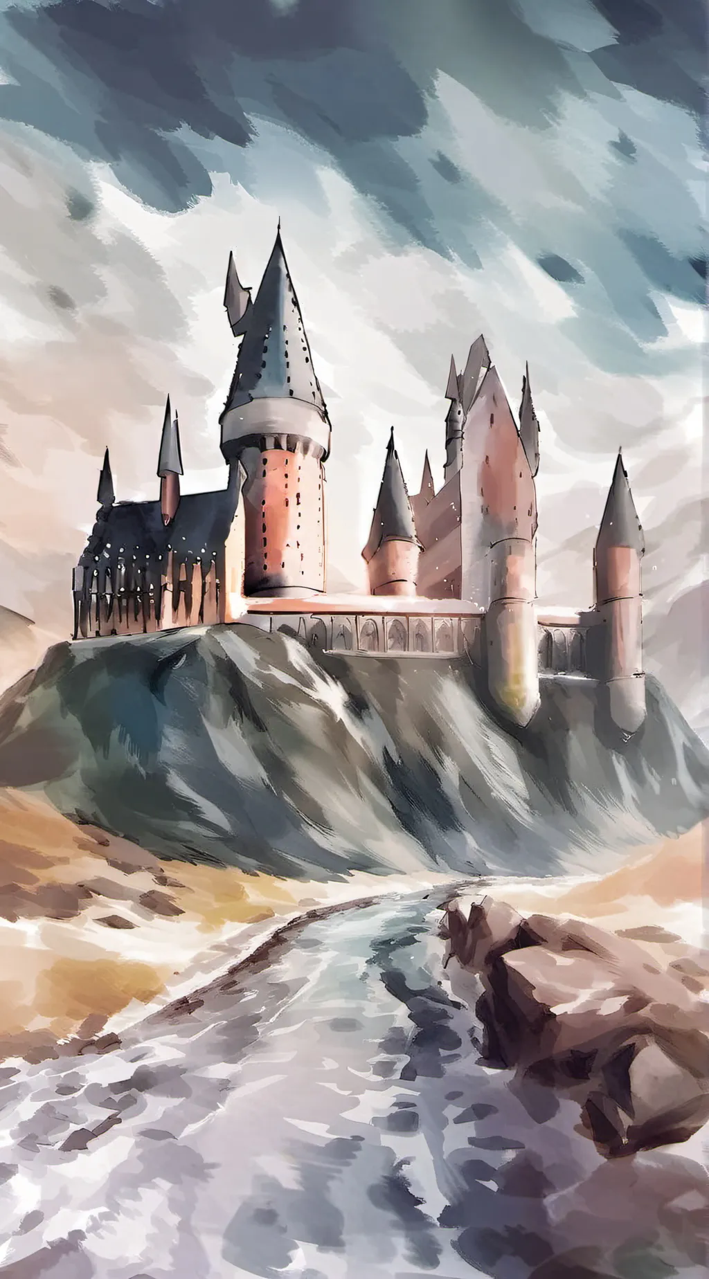 ai character: higwarts background