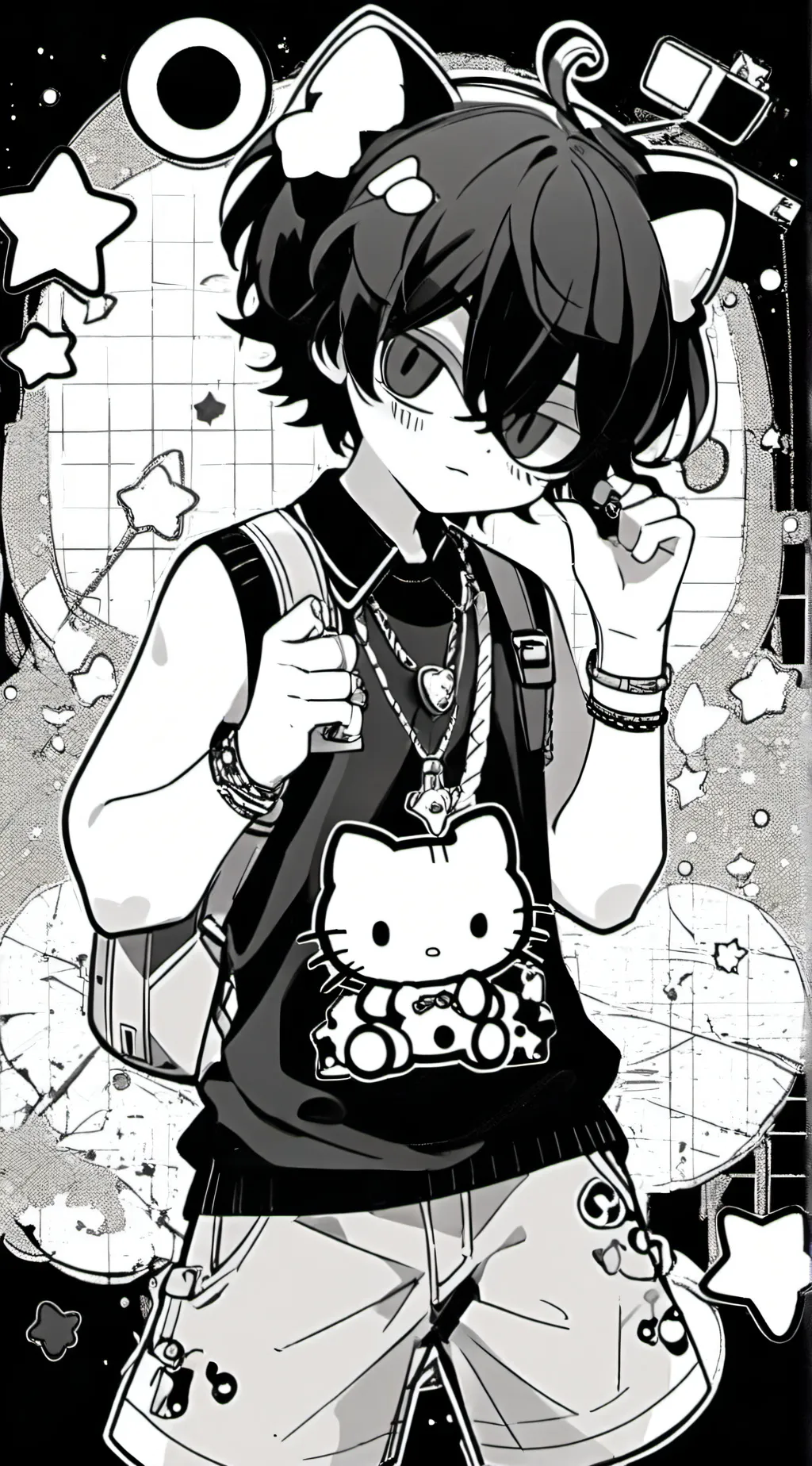 ai character: Me/ Zero background