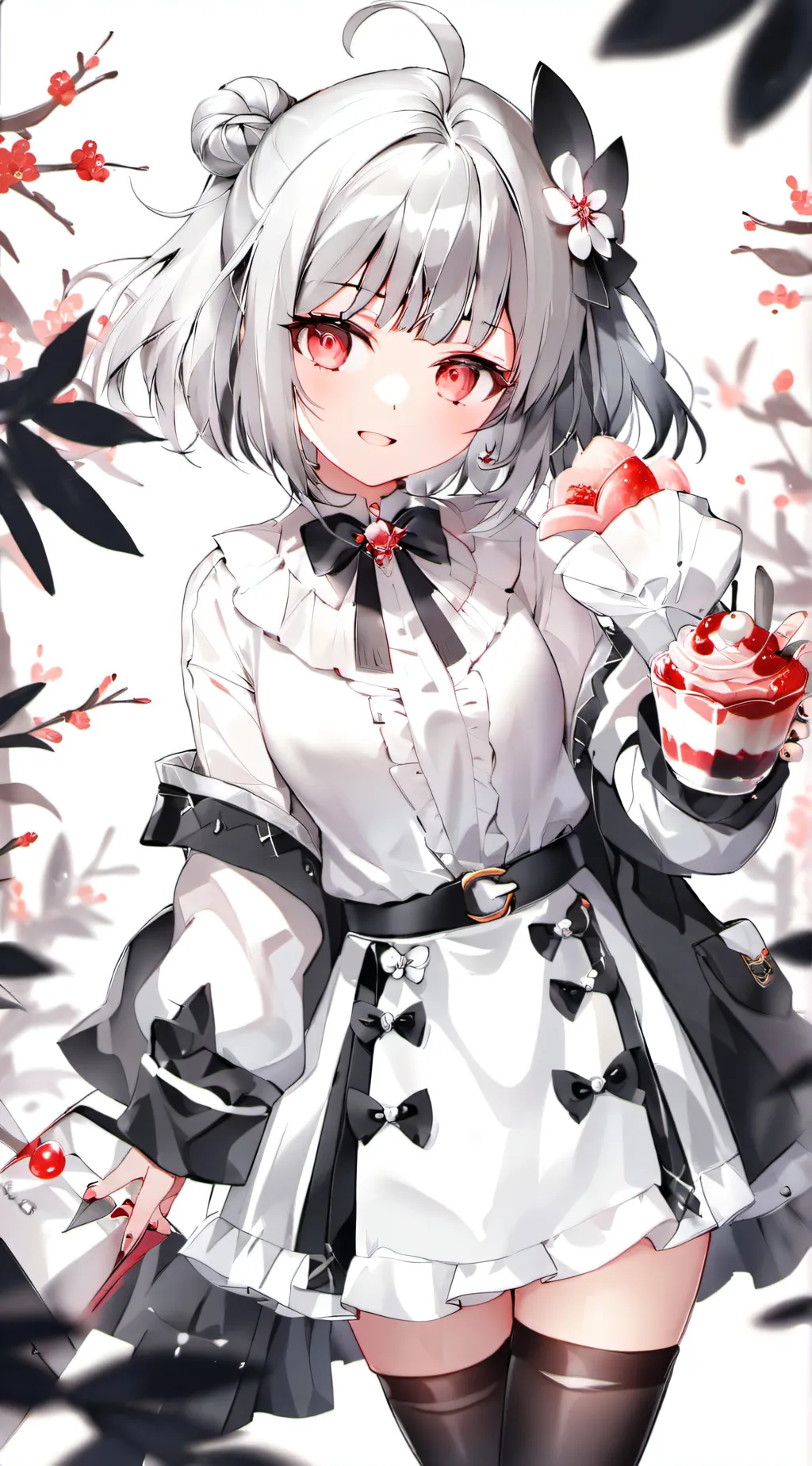 ai character: Cute girl background