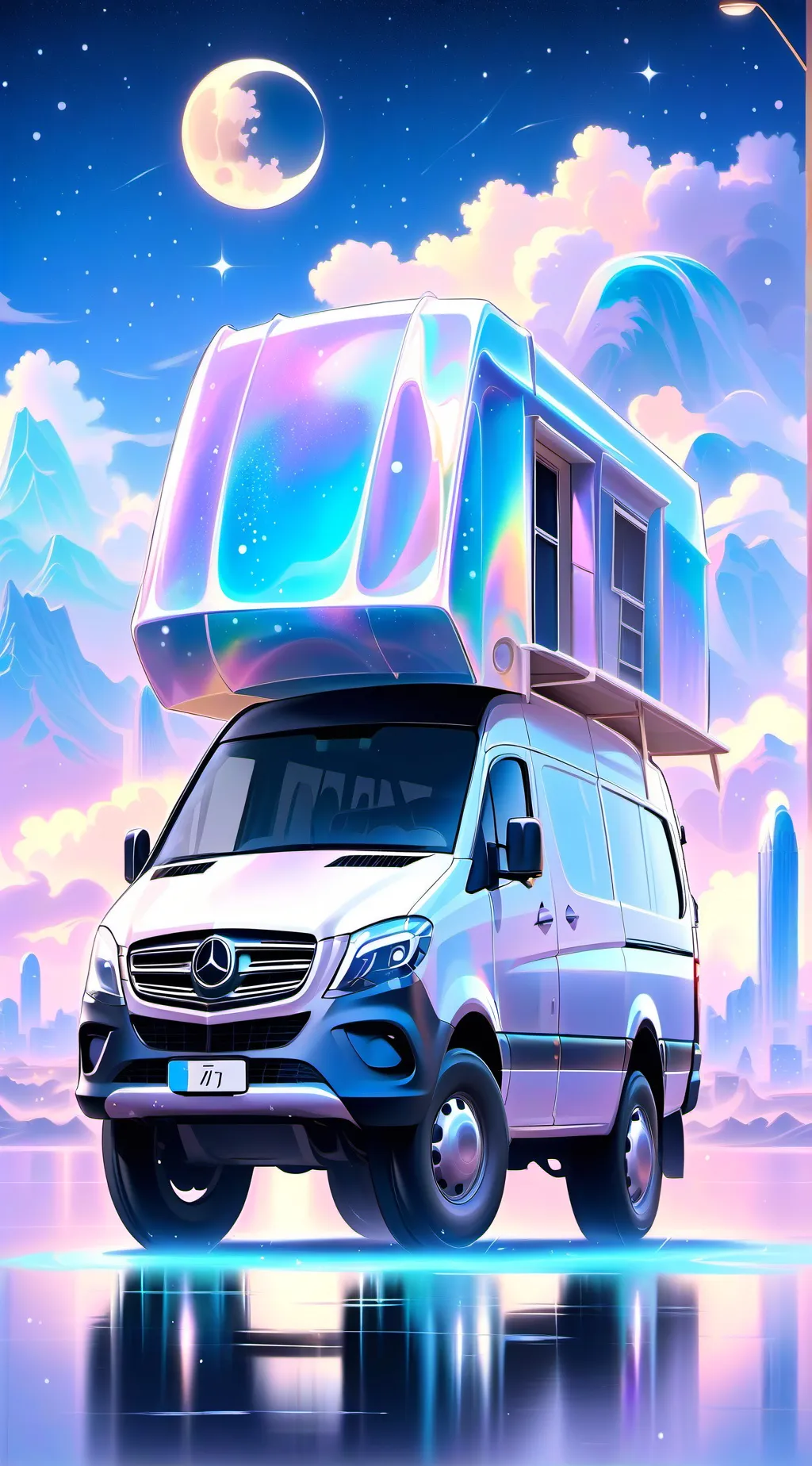 ai character: hh car trip background