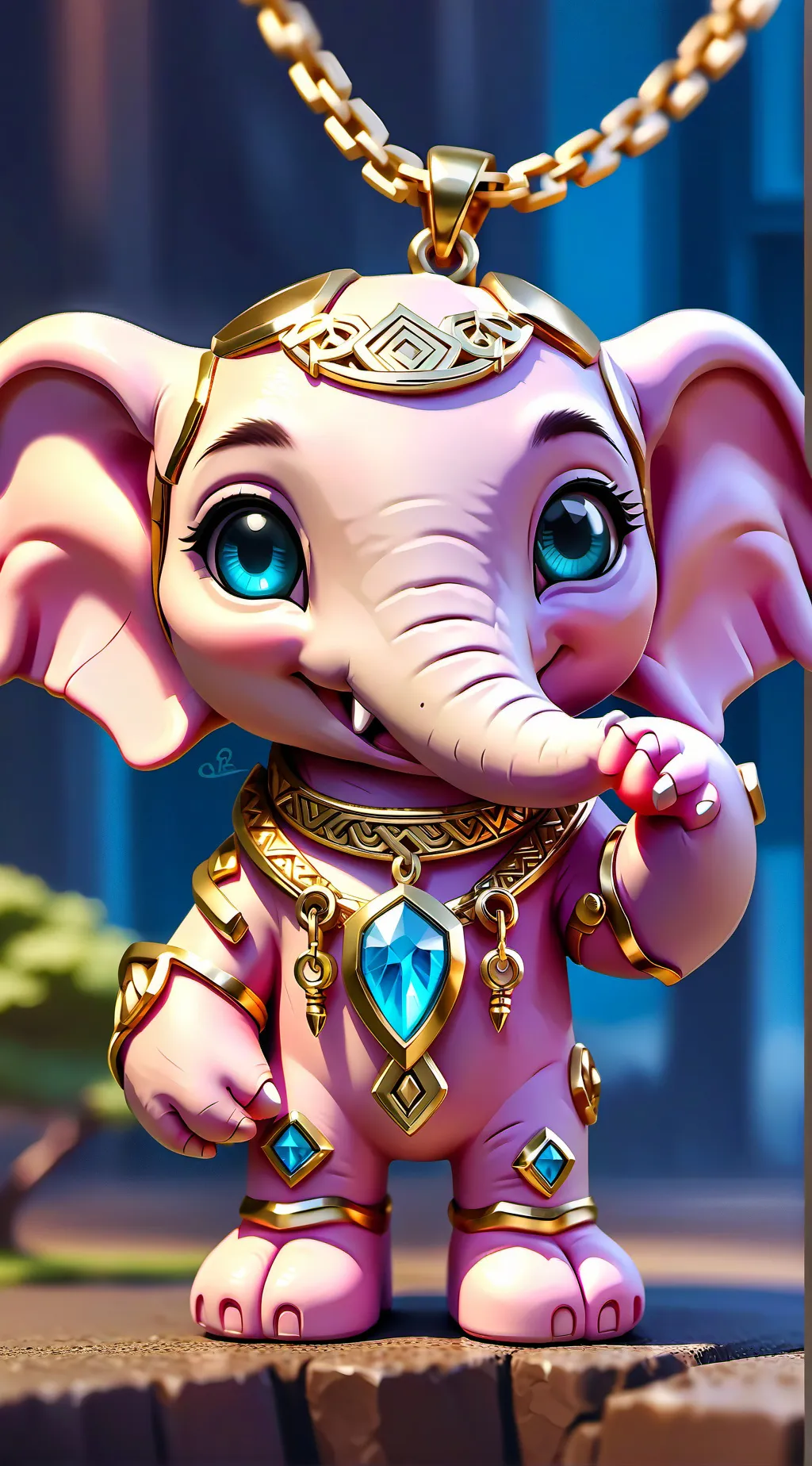 ai character: Dumba Dumbaphant  background