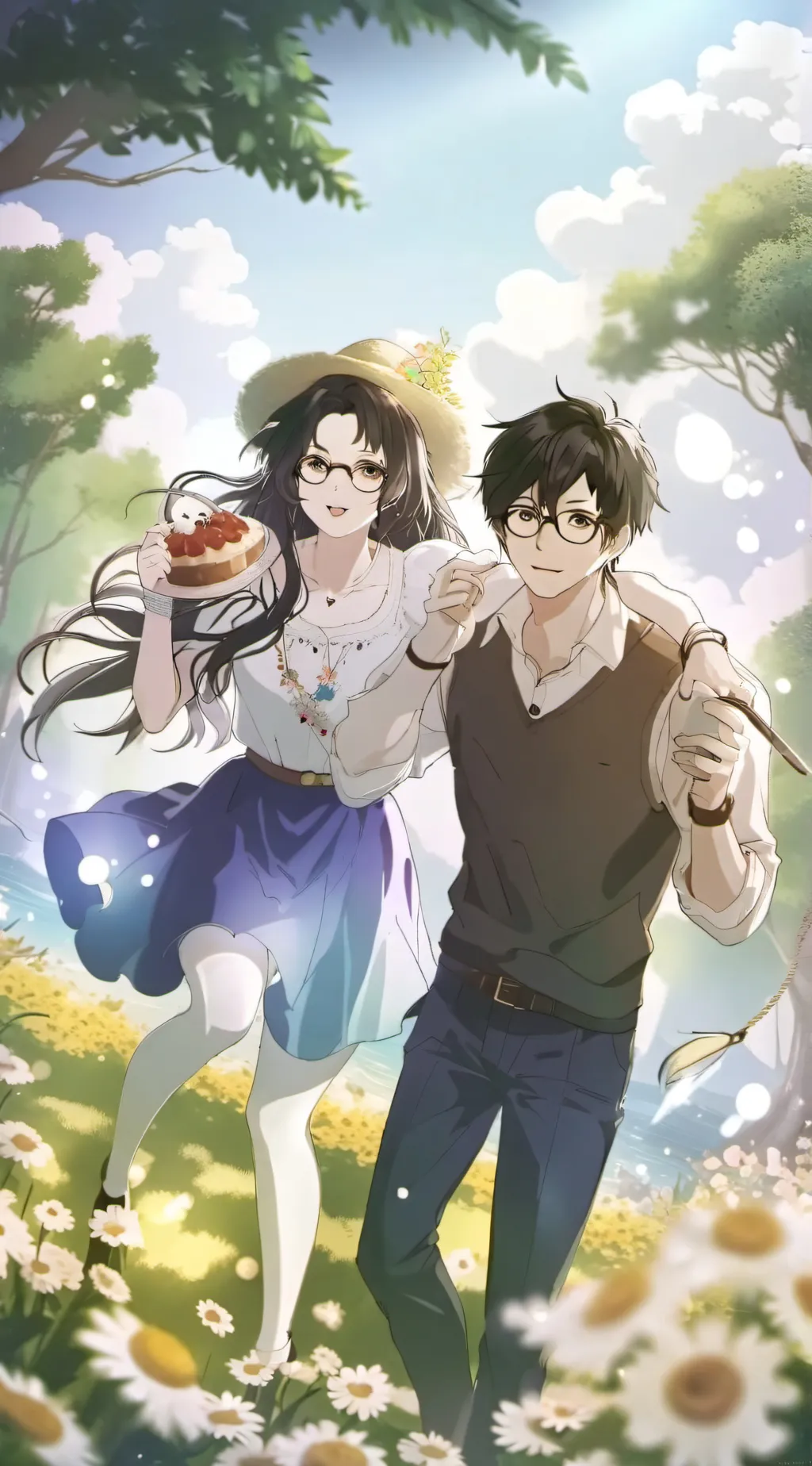 ai character: nick&carrie background