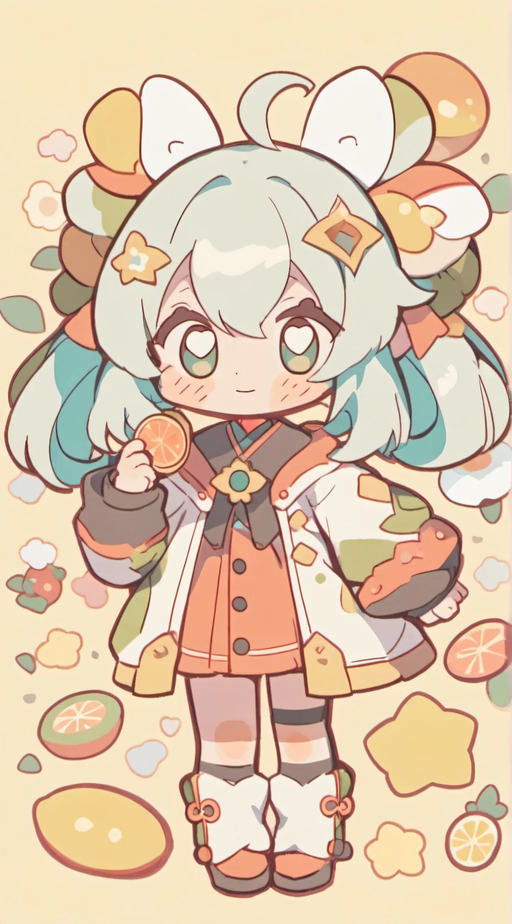 ai character: Butterfly sisters  background