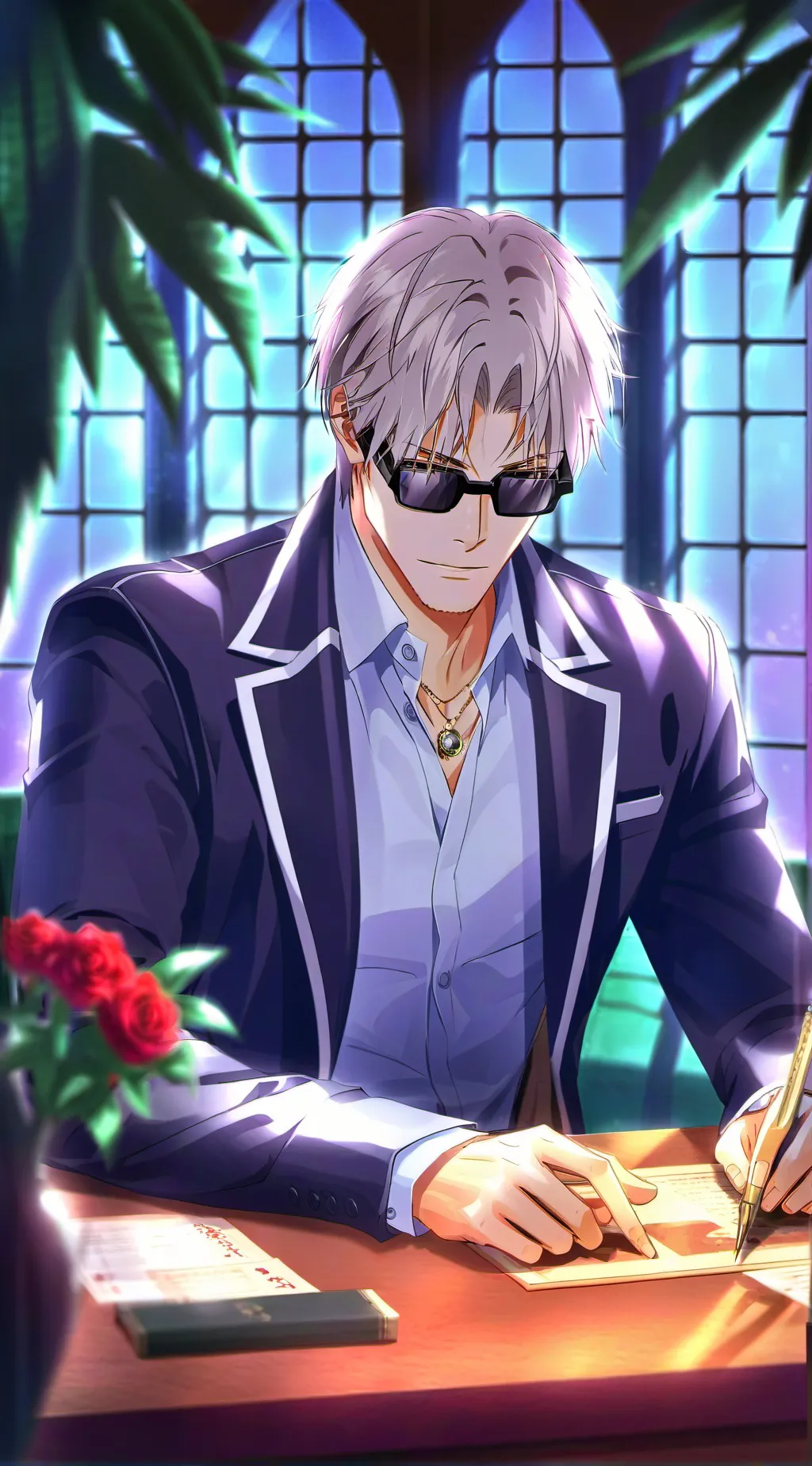 ai character: Mafia boss background