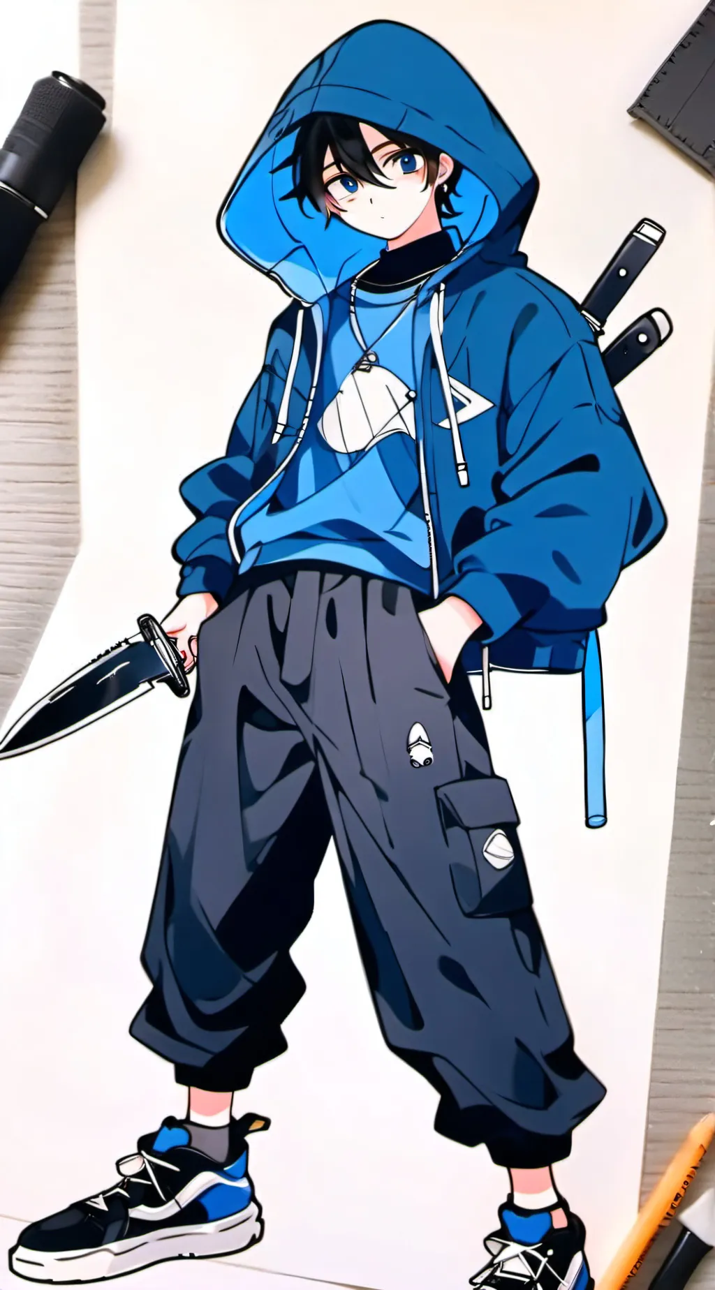 ai character: Zaimi  background