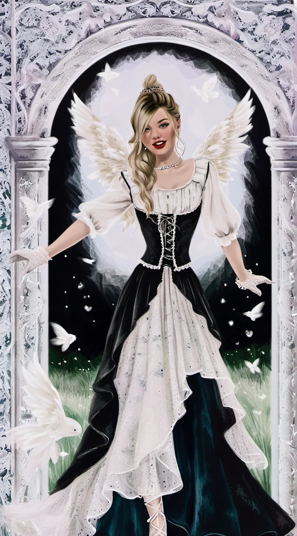 ai character: Lily  background