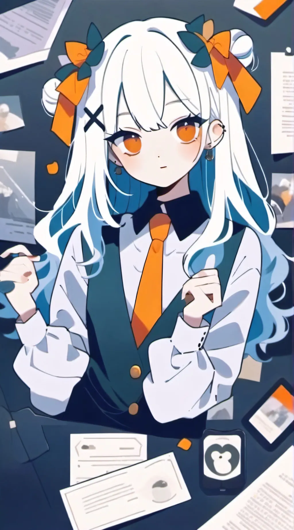 ai character: Sky background