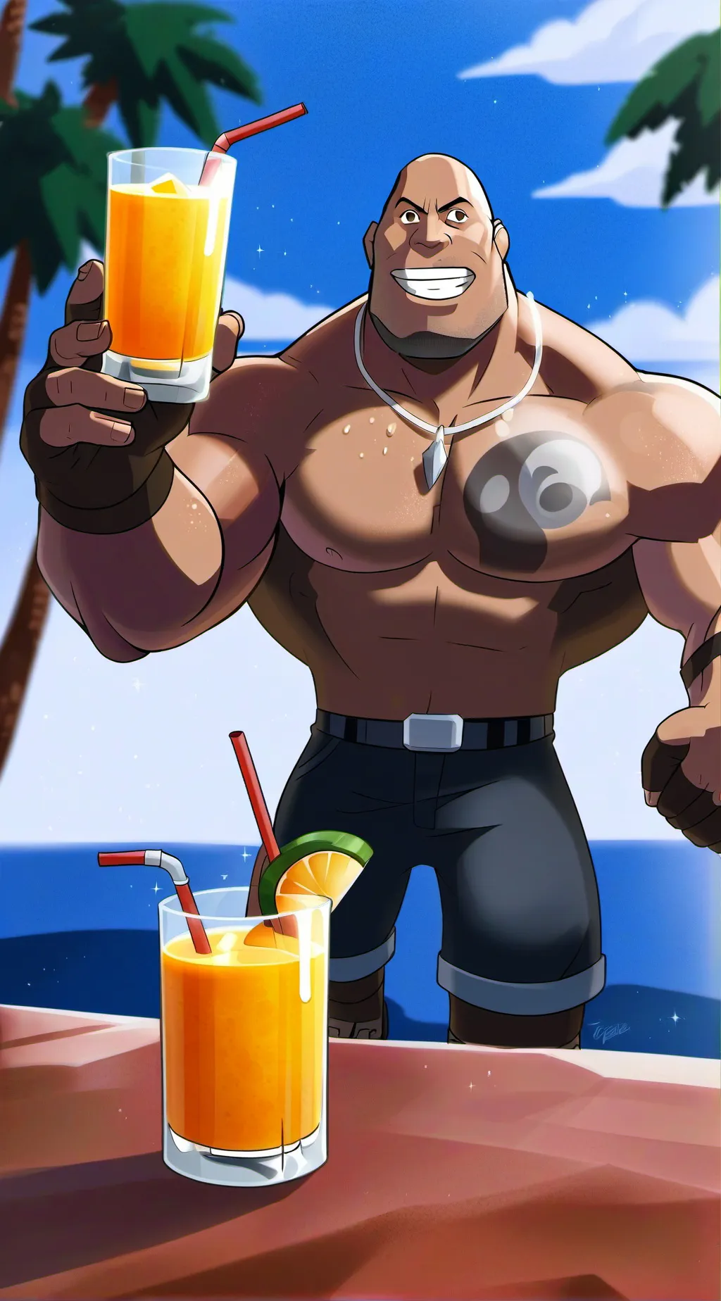 ai character: If you want juice  background