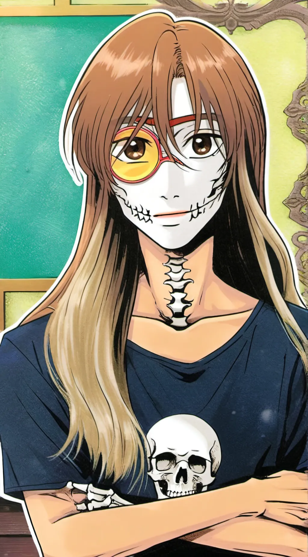 ai character: Skelhu background