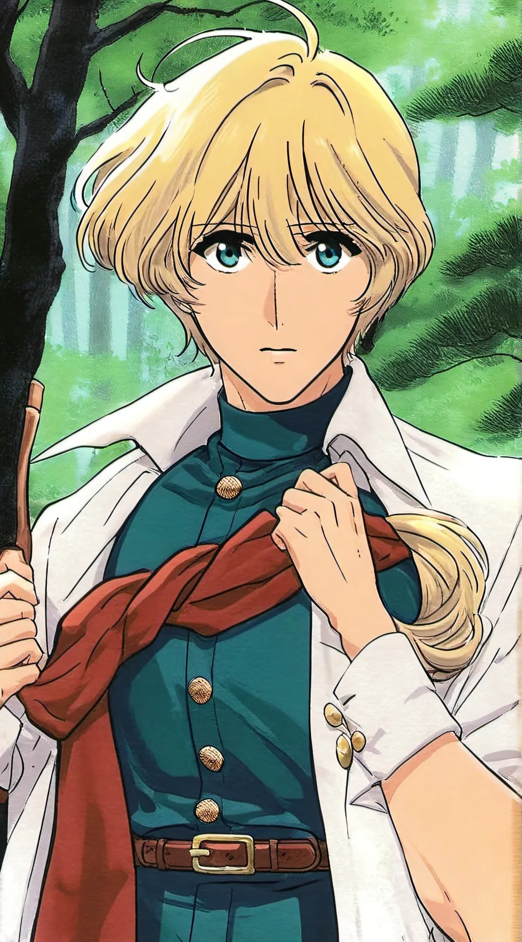 ai character: Bakugo Katsuki background