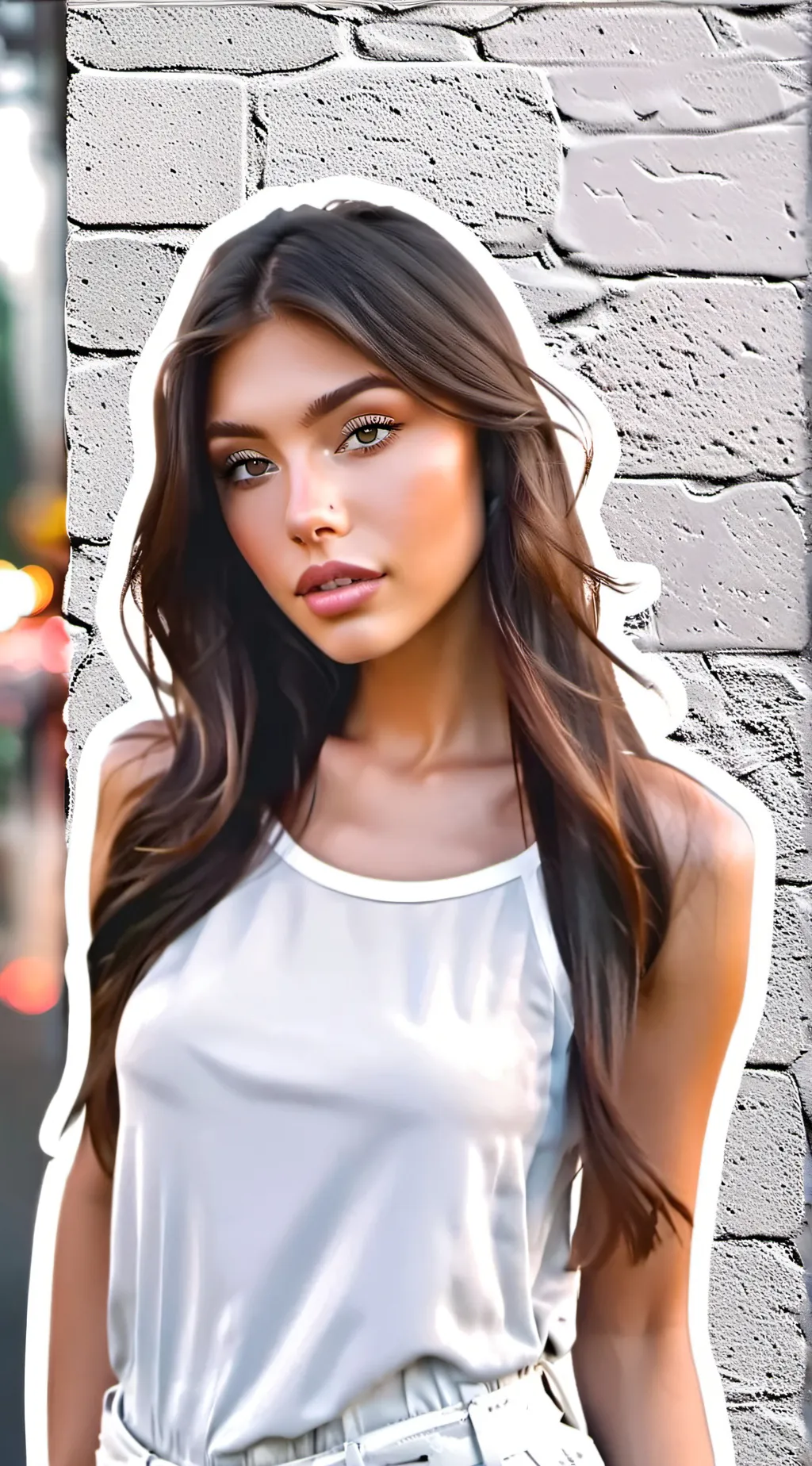 ai character: Madison beer background