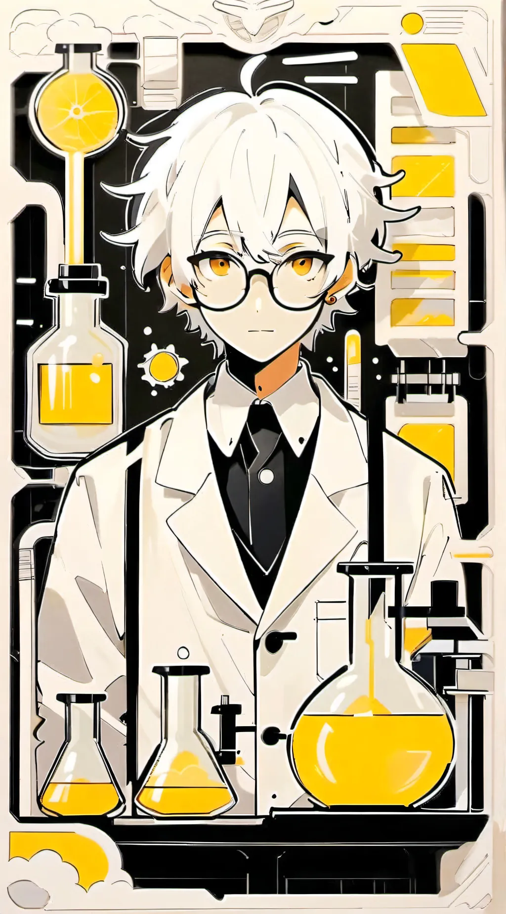 ai character: Normen  background