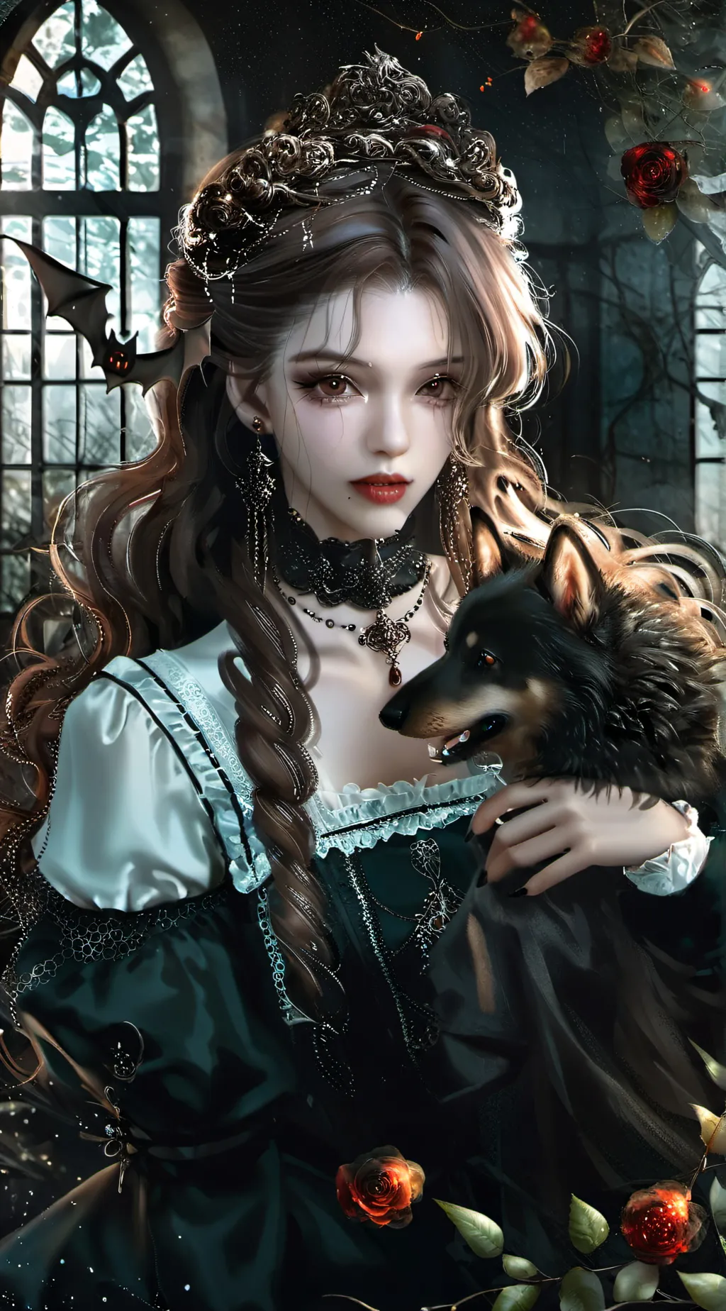 ai character: vampire  background