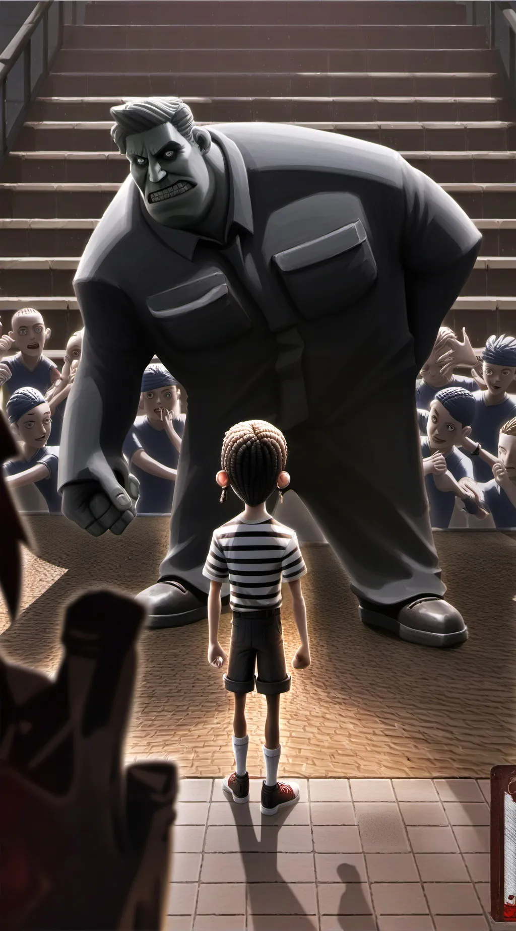 ai character: the king bully background