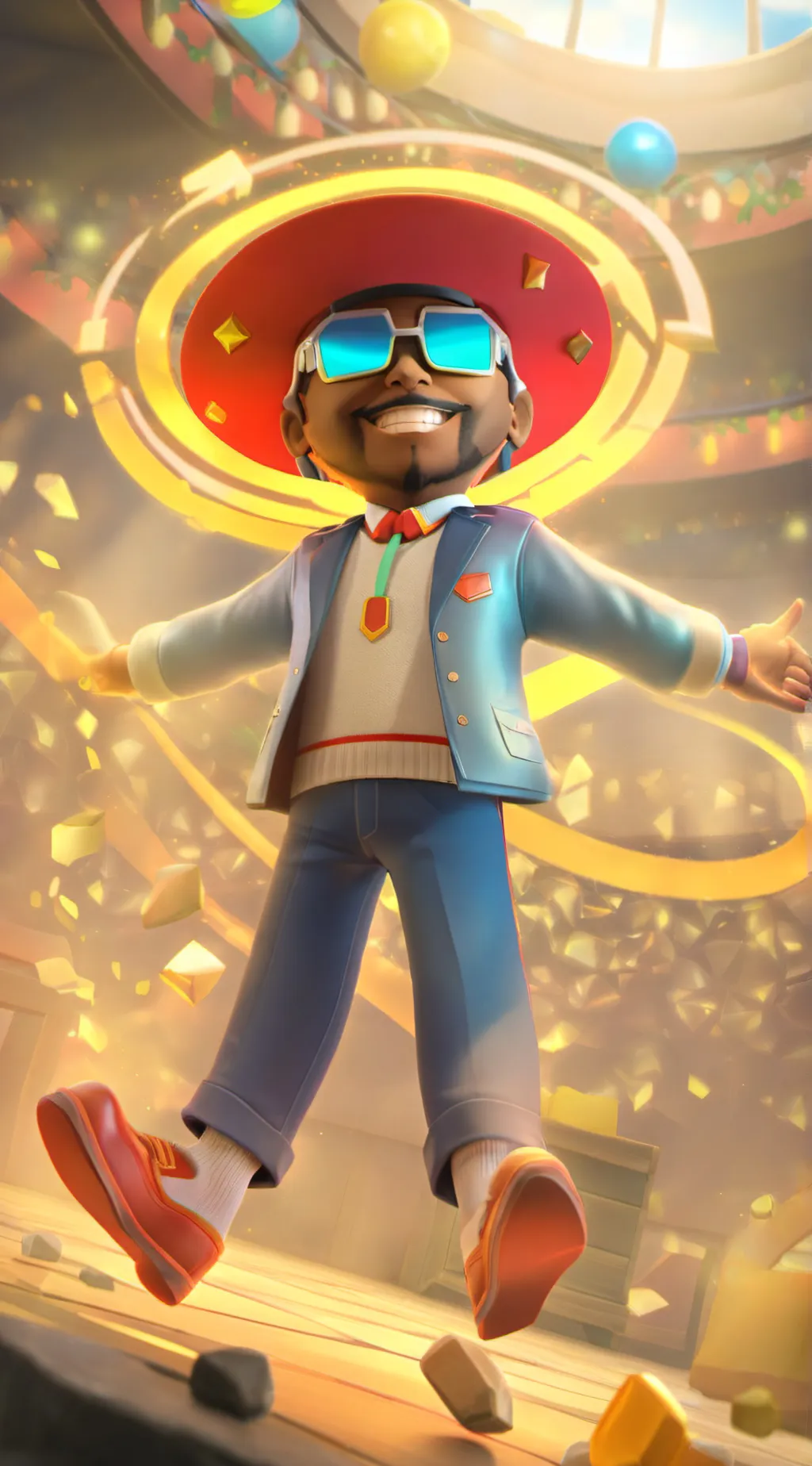 ai character: Roblox player background