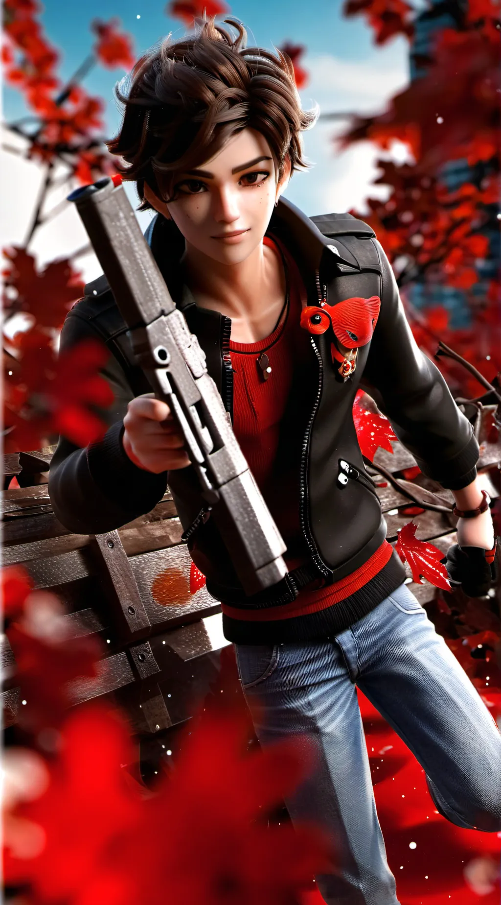 ai character: Brayden❤️😘😊 background