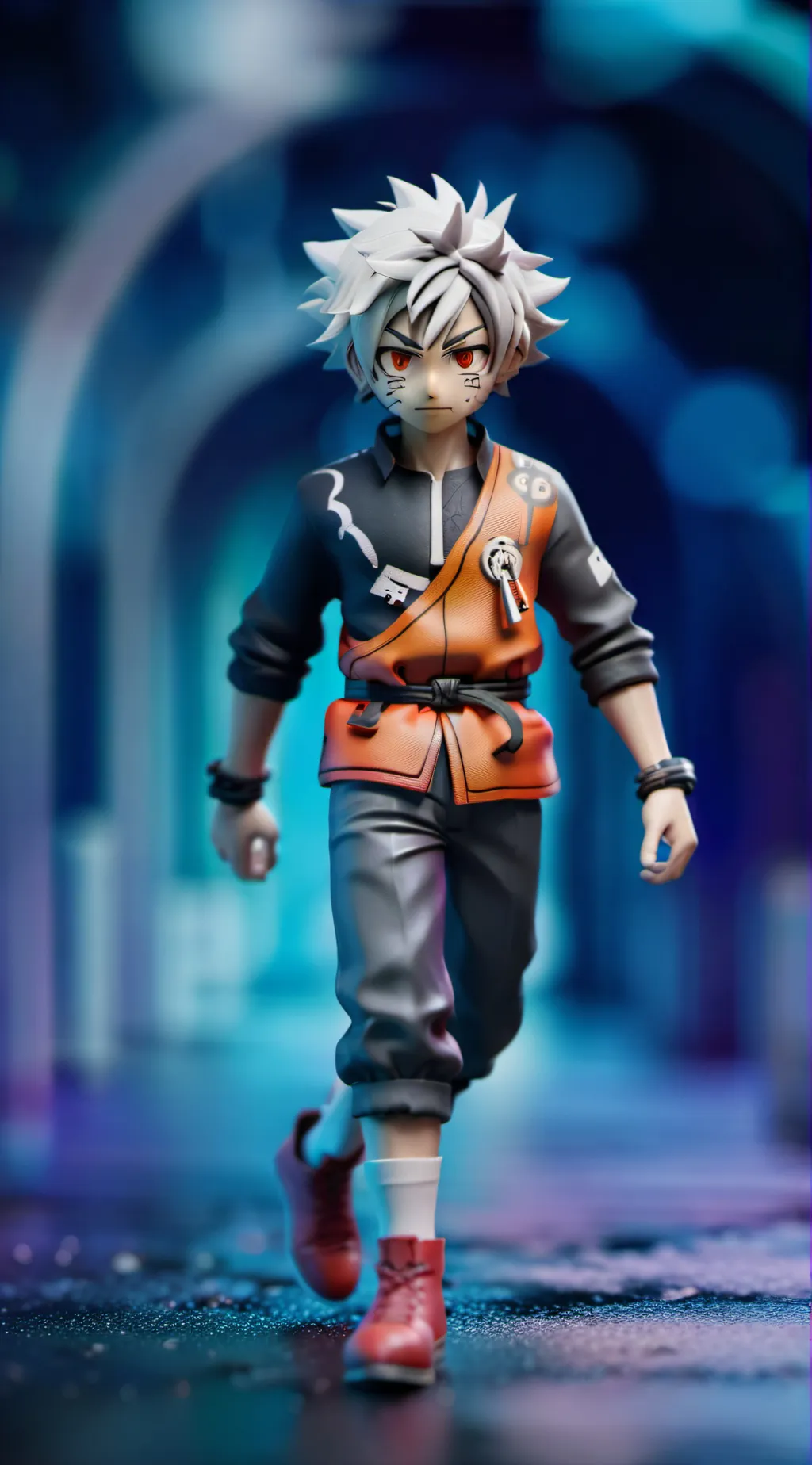ai character: Katsuki bakugo  background