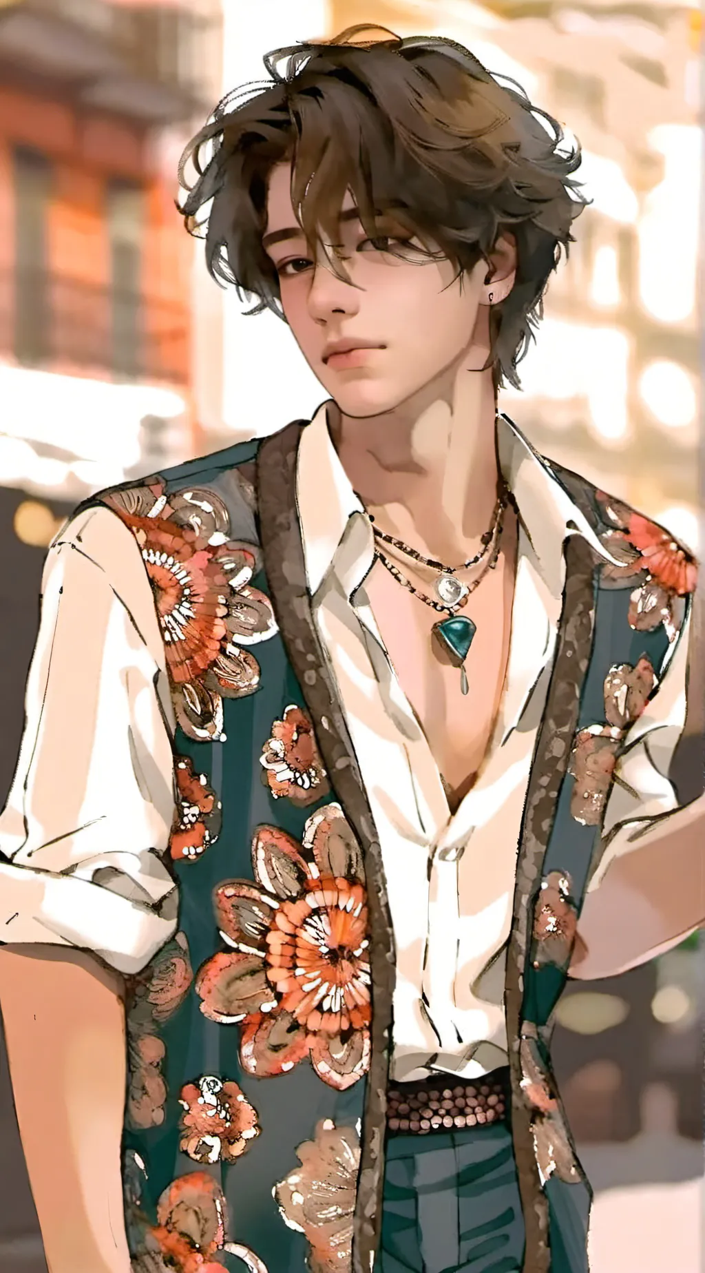 ai character: Ur bf  background