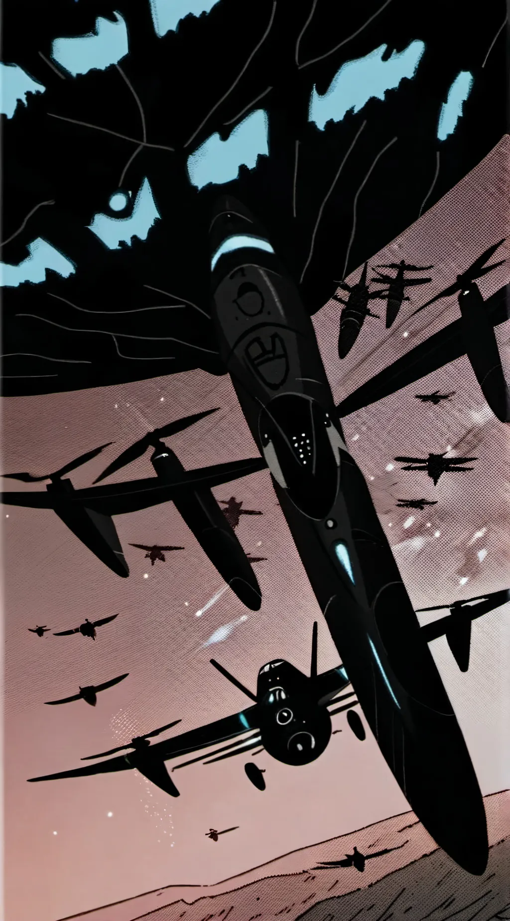 ai character: Murder drones background