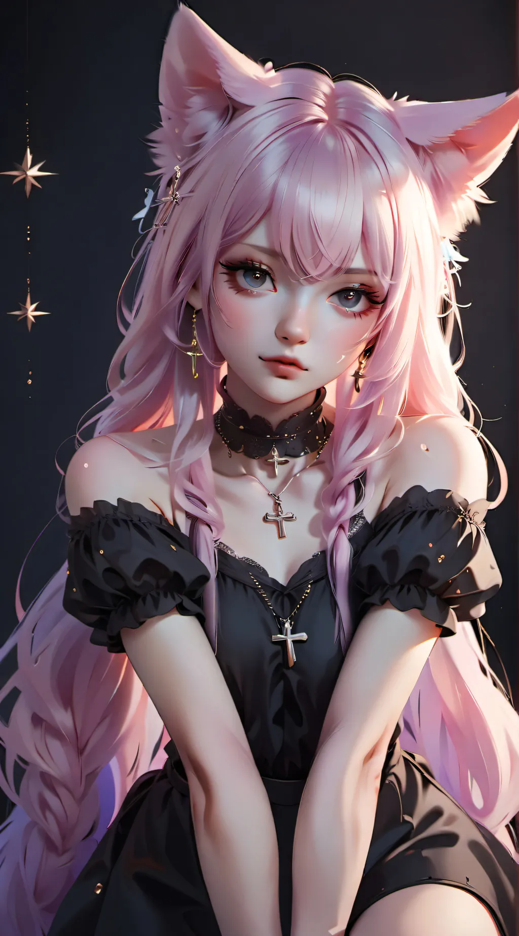 ai character: Crystal background