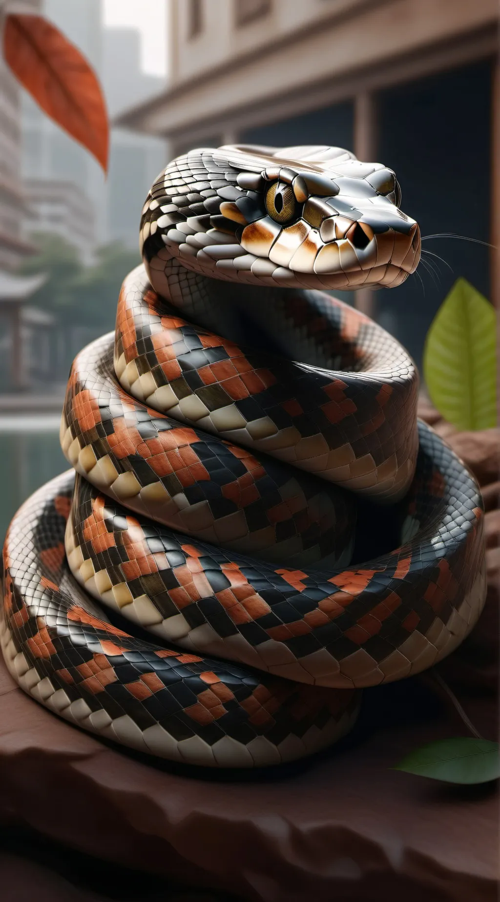 ai character: kaa background